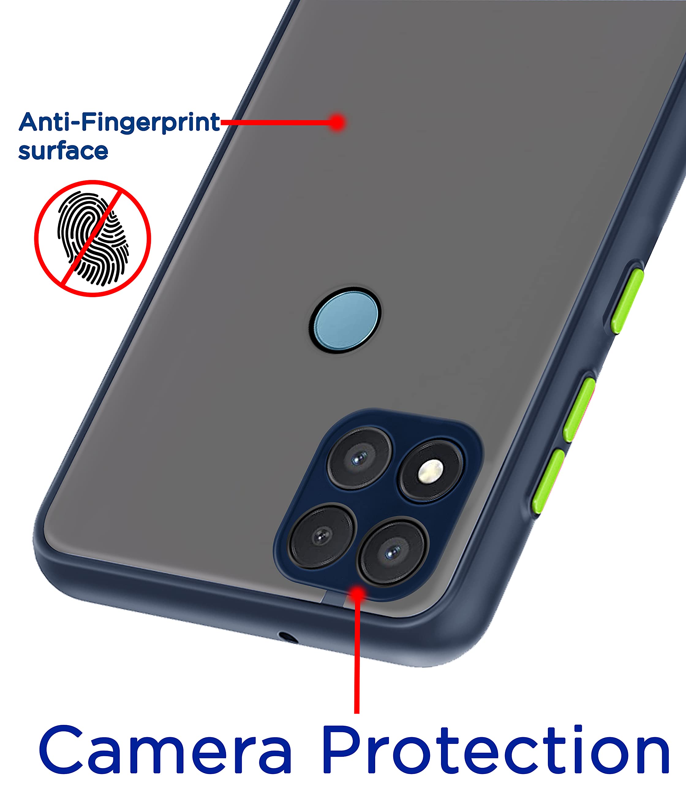 Blue Matte mobile cover for Redmi 10A/9, Poco C31 – Pikkme – photo 2