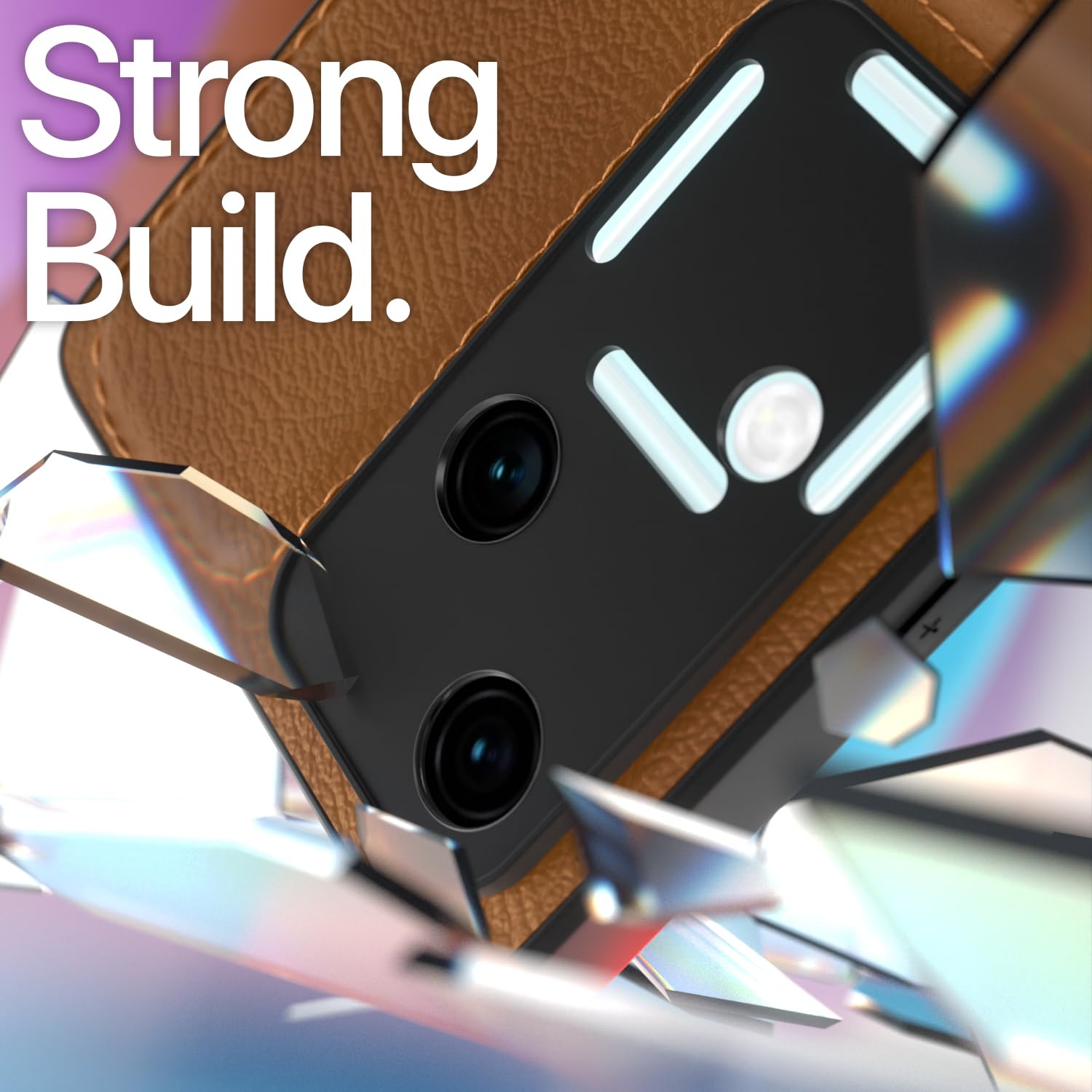 Pikkme Vivo V30 / V30 Pro 5G Leatherback Back Case | Brown