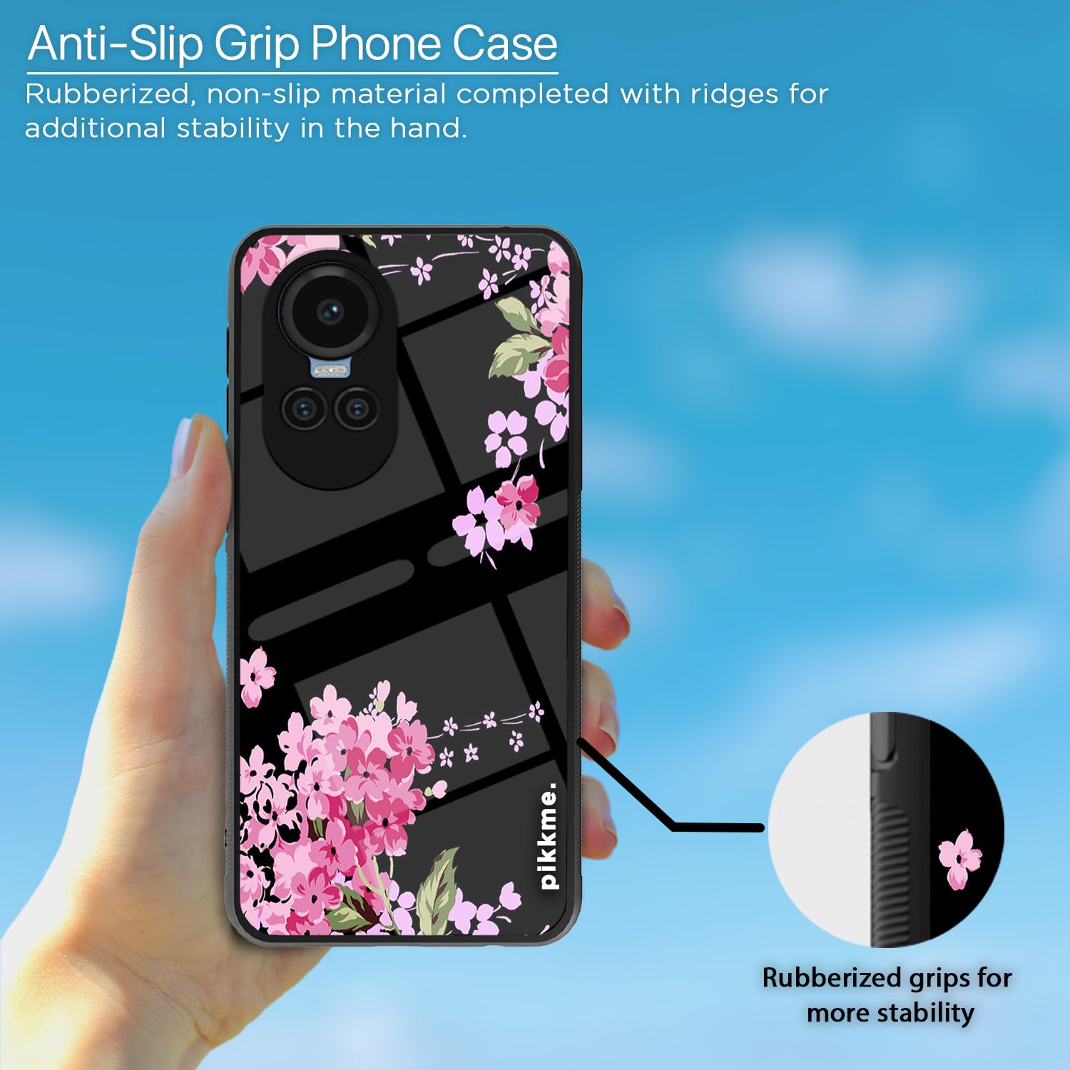 Pikkme Oppo Reno 10 Pro 5G Flower back cover – photo 5