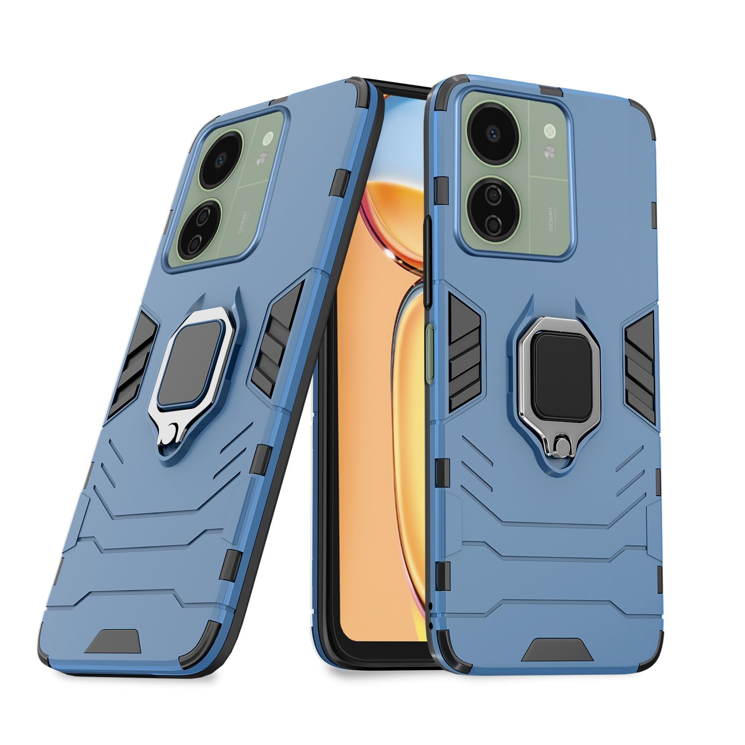 Pikkme blue phone cover for Redmi 13C 4G/13C 5G