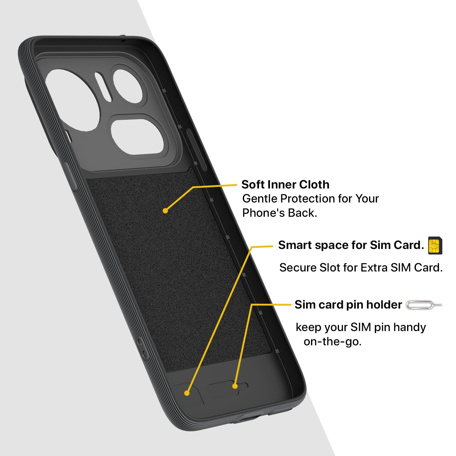 Nothing Phone 4a Pro 5G back cover in grey by Pikkme – photo 6