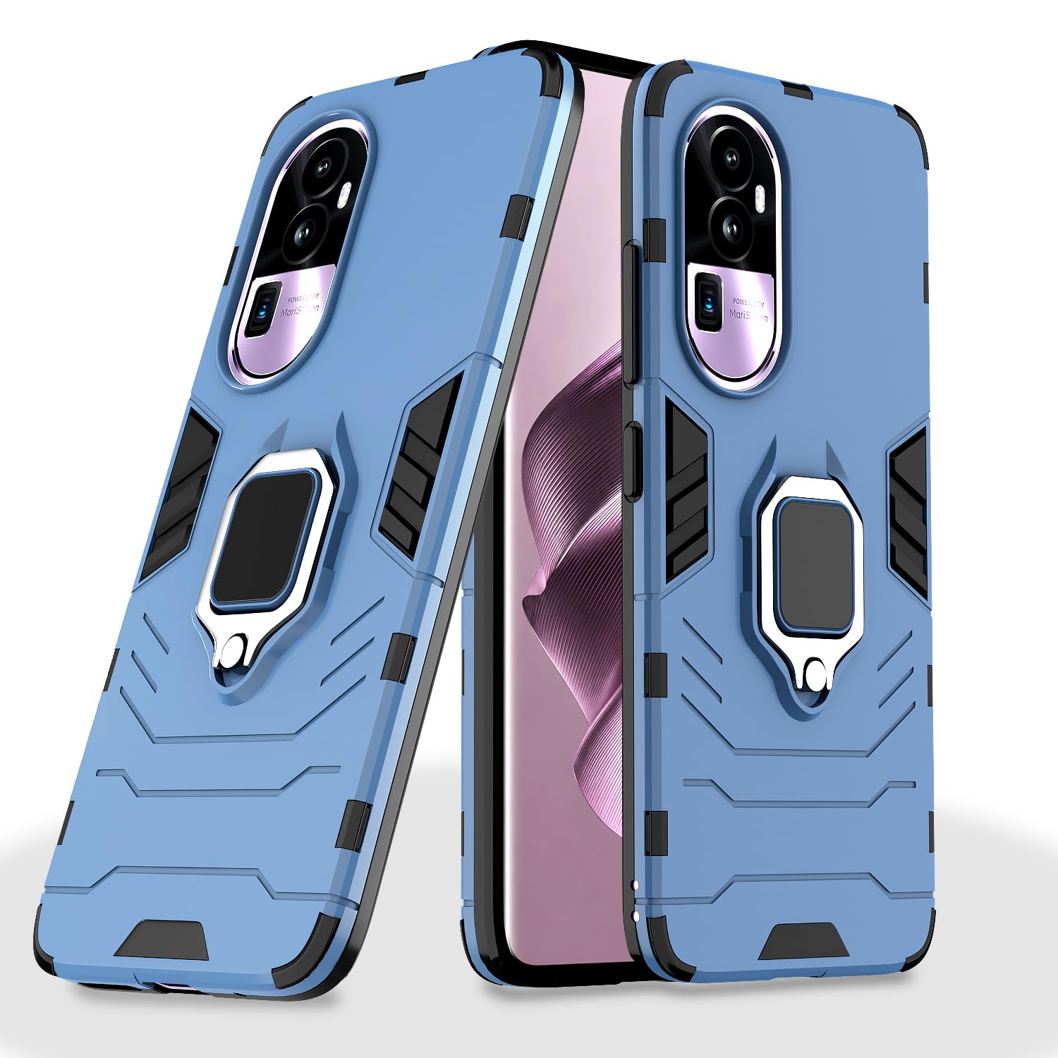 Blue D5 Tough Armor back cover for Oppo Reno 10 Pro Plus 5G – Pikkme