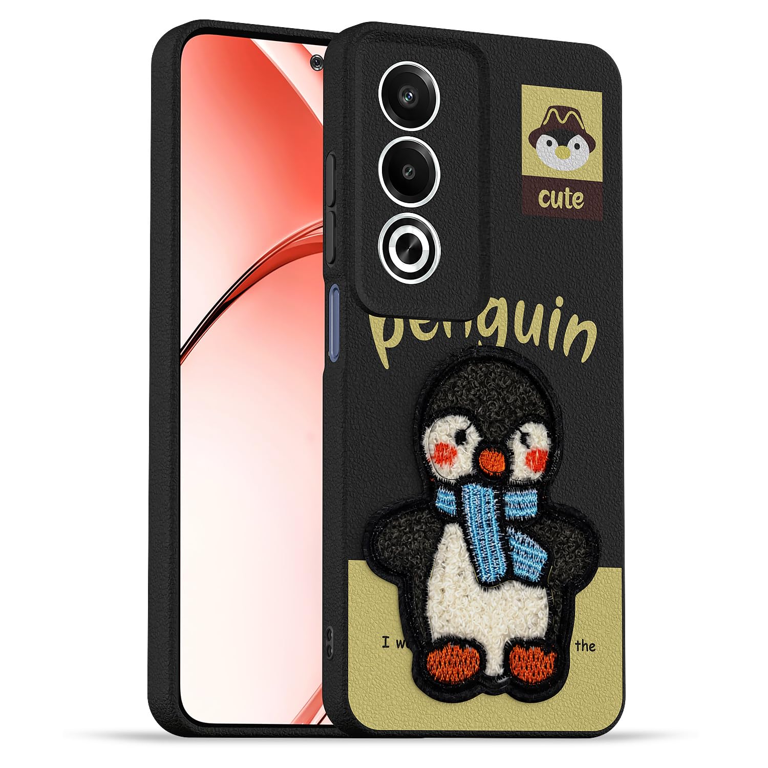 Oppo K12x 5G mobile cover in black by Pikkme