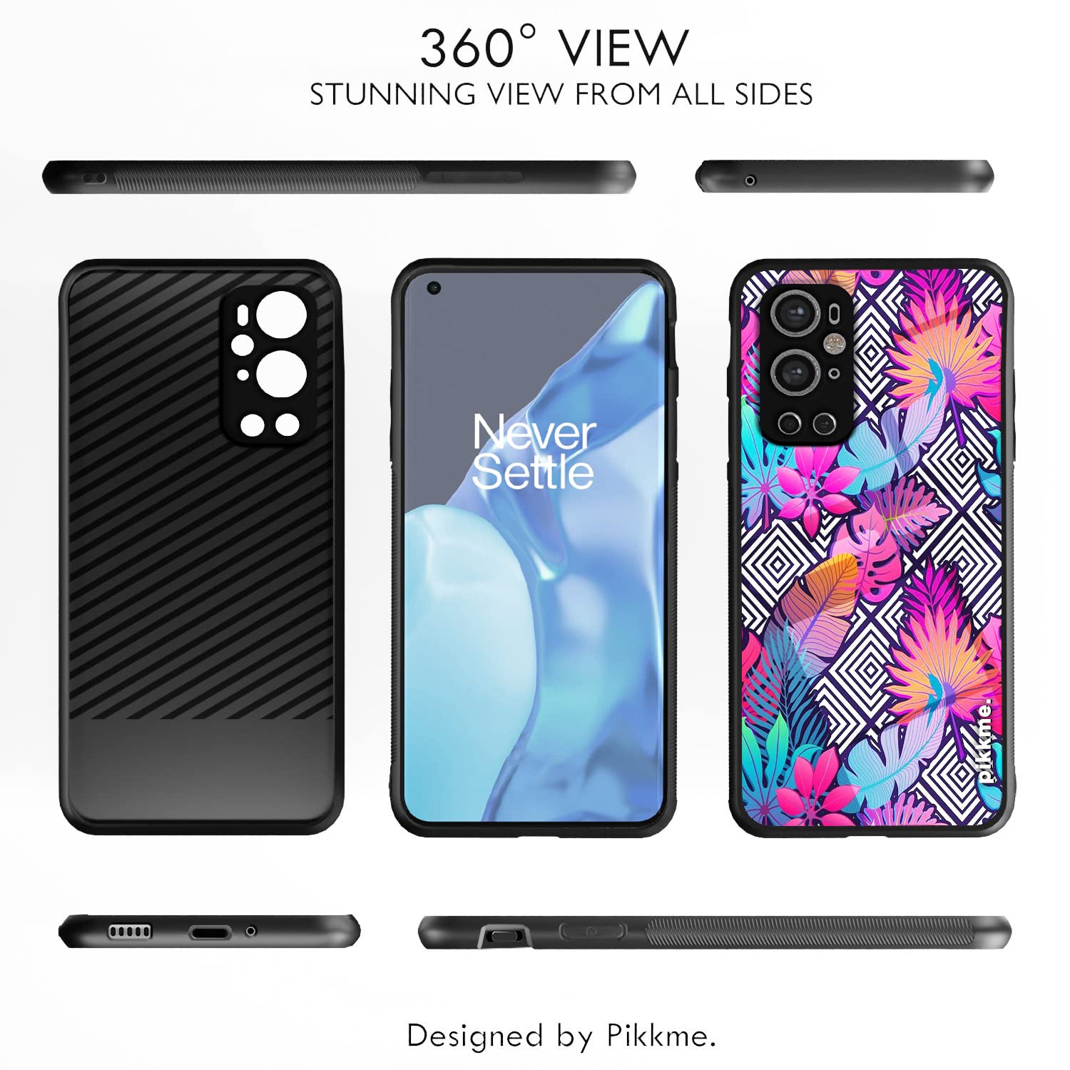 Pikkme Flower mobile cover for OnePlus 9 Pro – photo 2