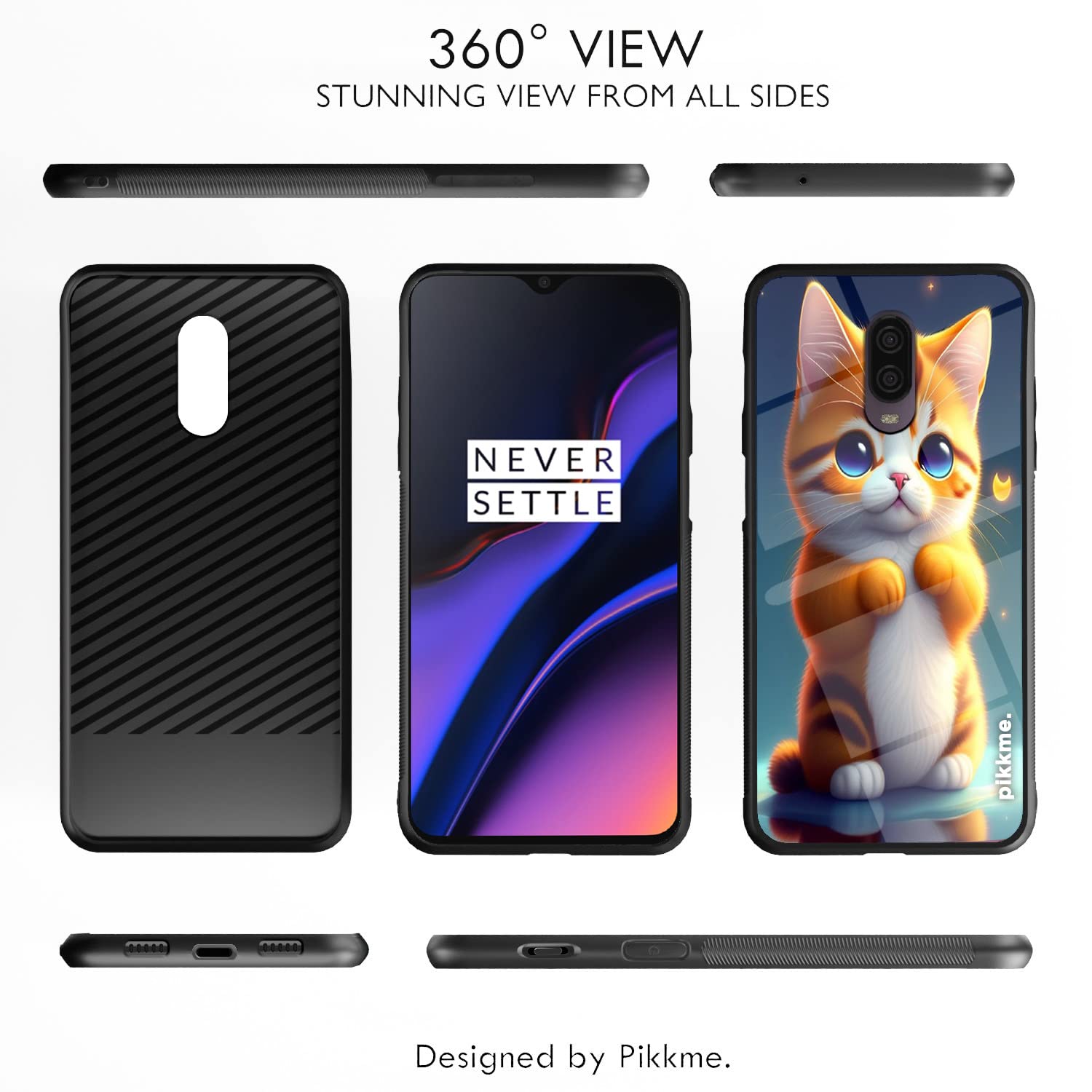 Pikkme Cat mobile cover for OnePlus 7 – photo 2