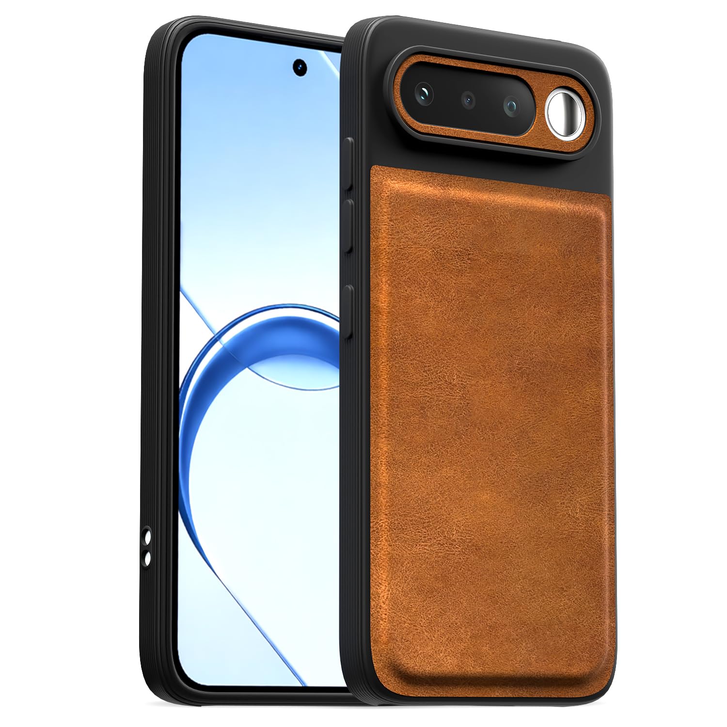 Realme 16 5G Leather phone cover in brown by Pikkme