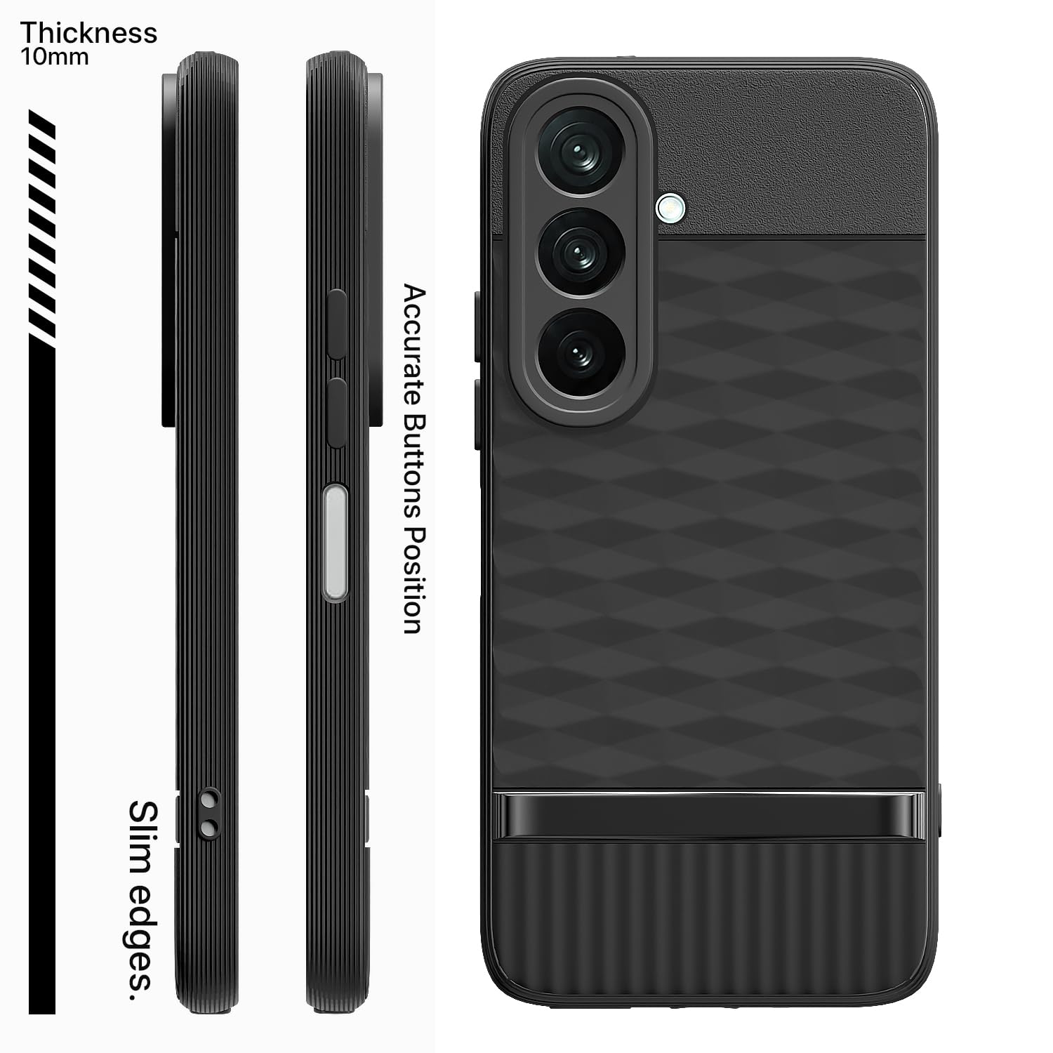 Black phone cover for Samsung M47/A27 5G – Pikkme – photo 3