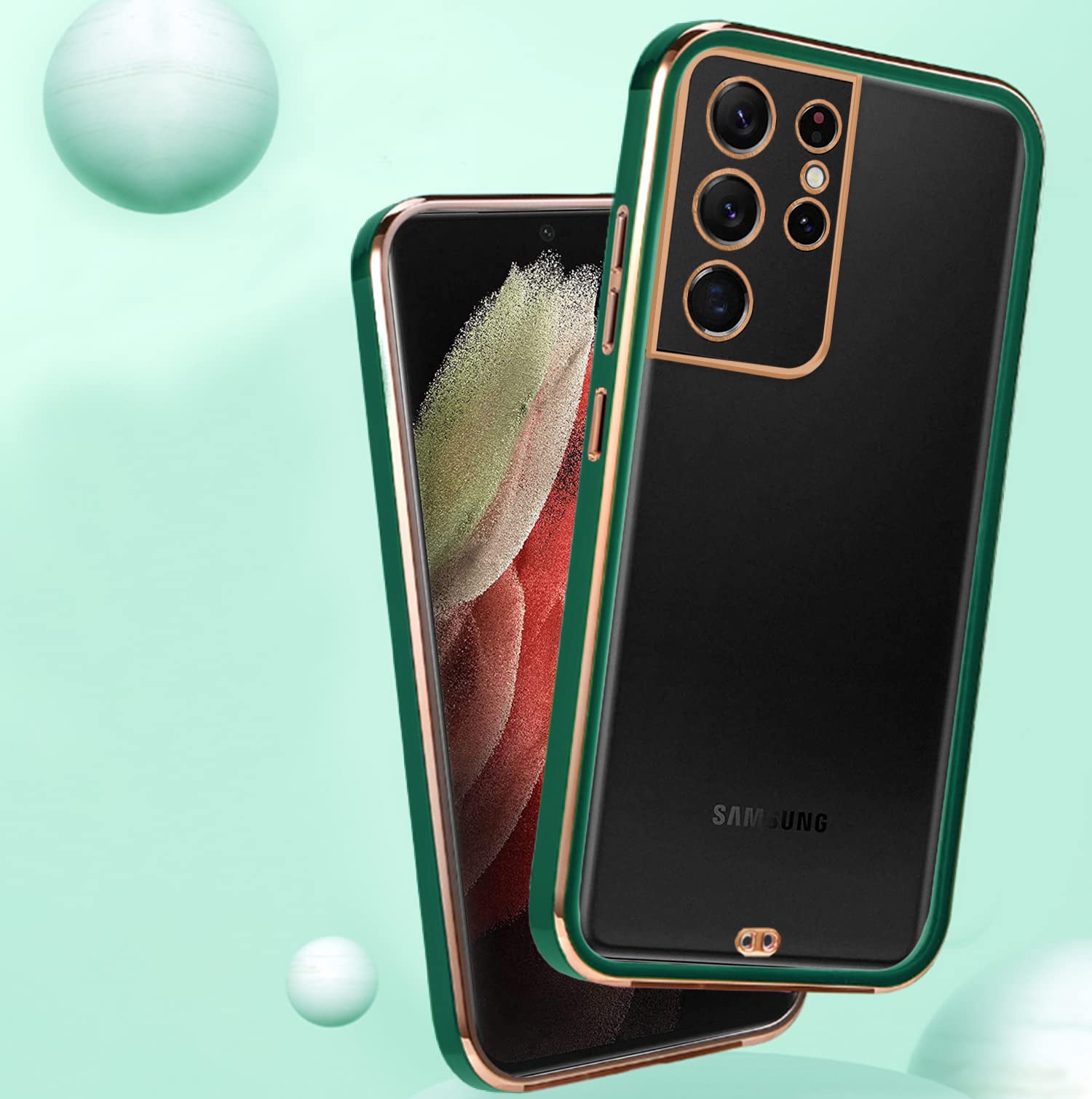 Pikkme green phone cover for Samsung S21 Ultra – photo 4