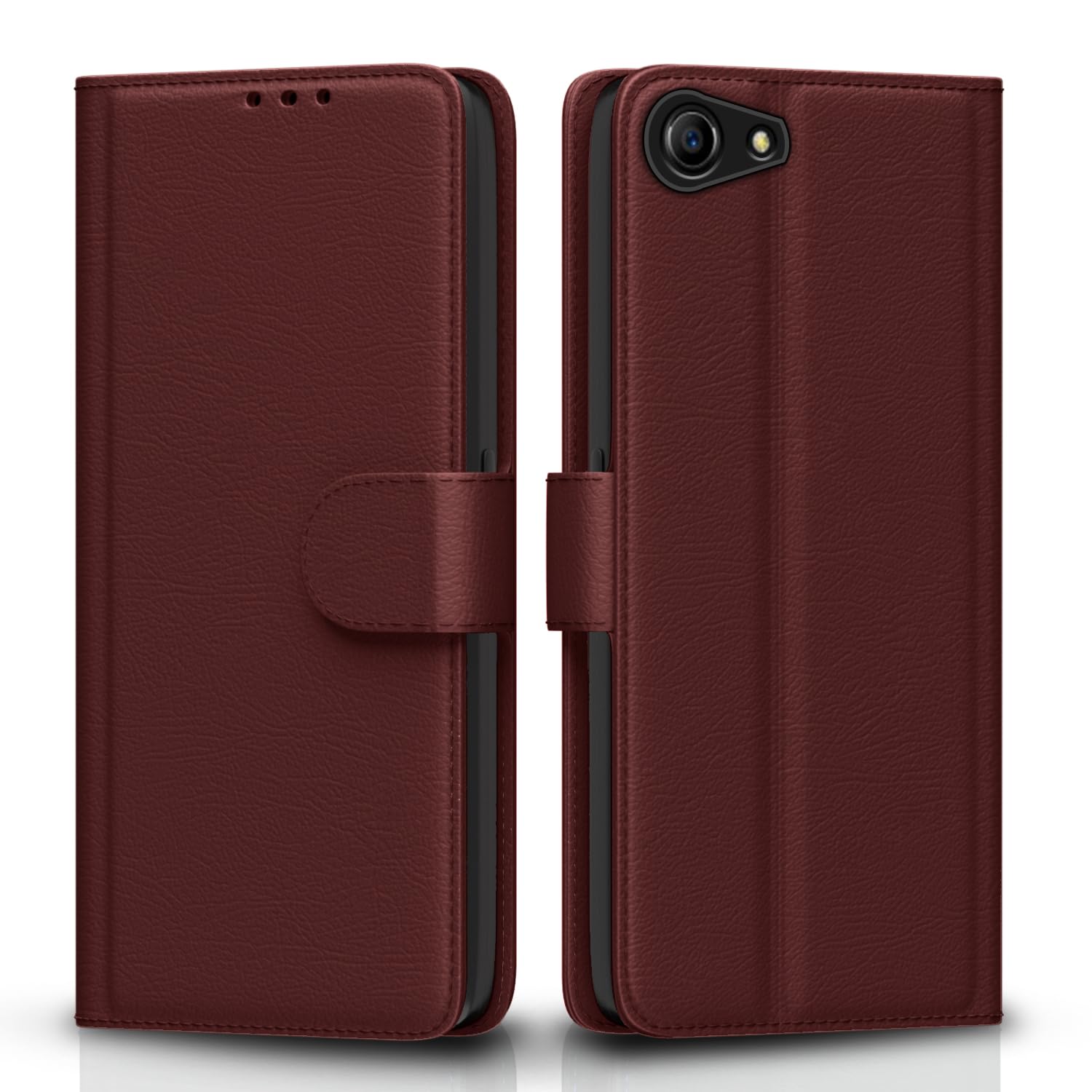 Pikkme Oppo A83 Wallet brown mobile flip cover