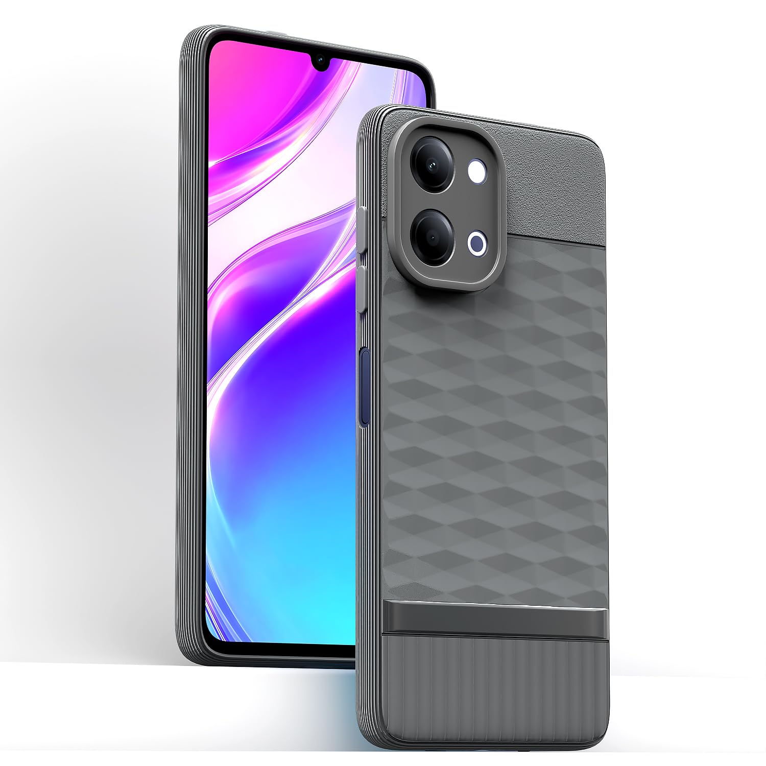 Grey phone cover for Vivo Y11/T5 Lite 5G – Pikkme – photo 2