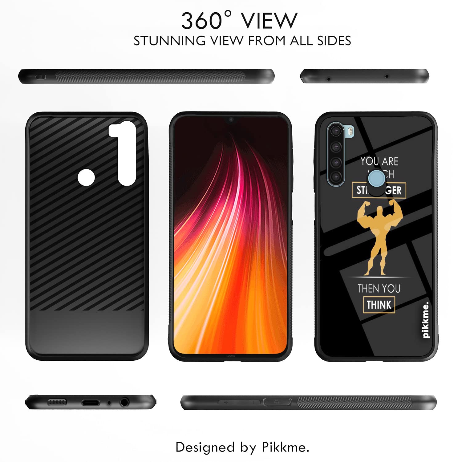 Redmi Note 8 Hybrid mobile cover by Pikkme – photo 2