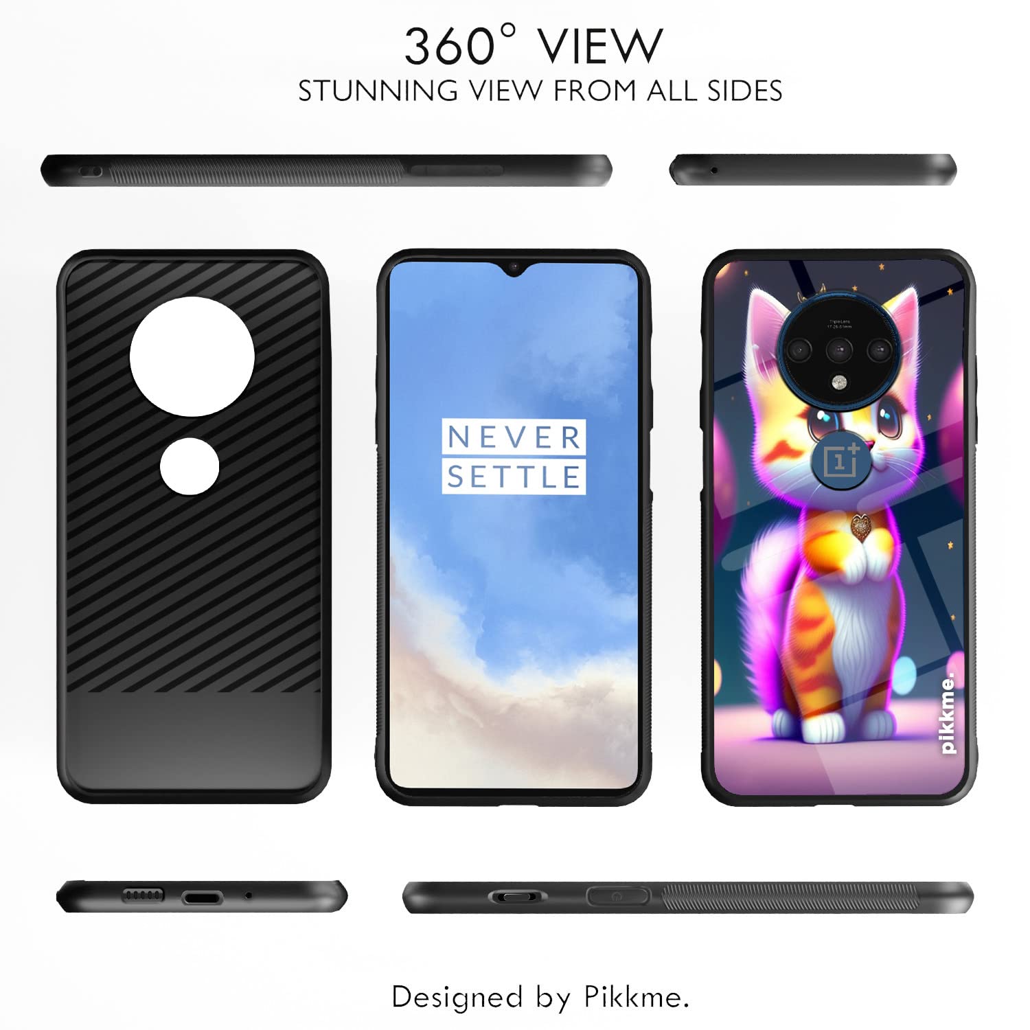 Pikkme OnePlus 7T Cat mobile cover – photo 2