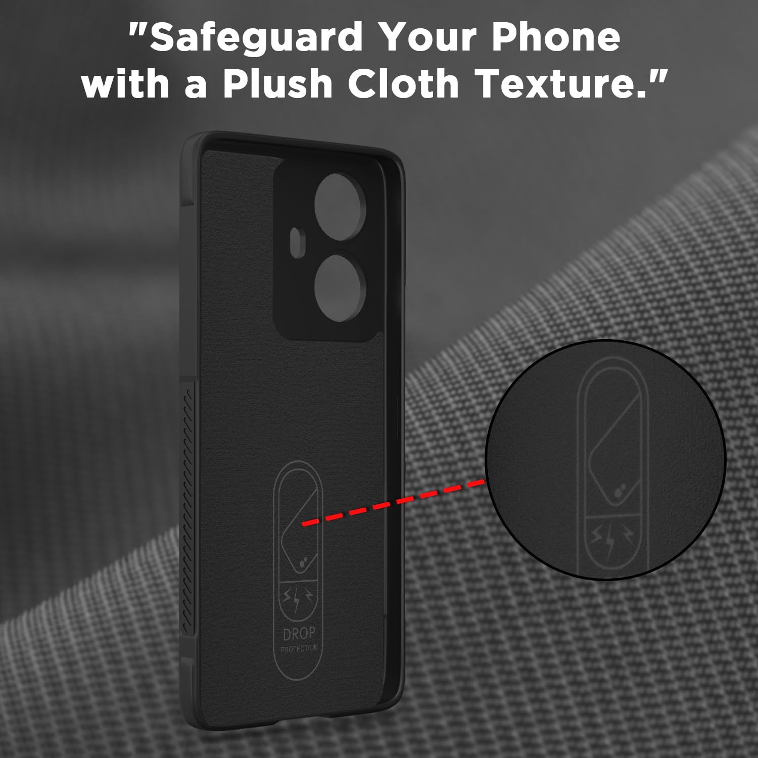 Pikkme Realme 10 Pro Plus 5G Liquid Silicone black back cover – photo 6