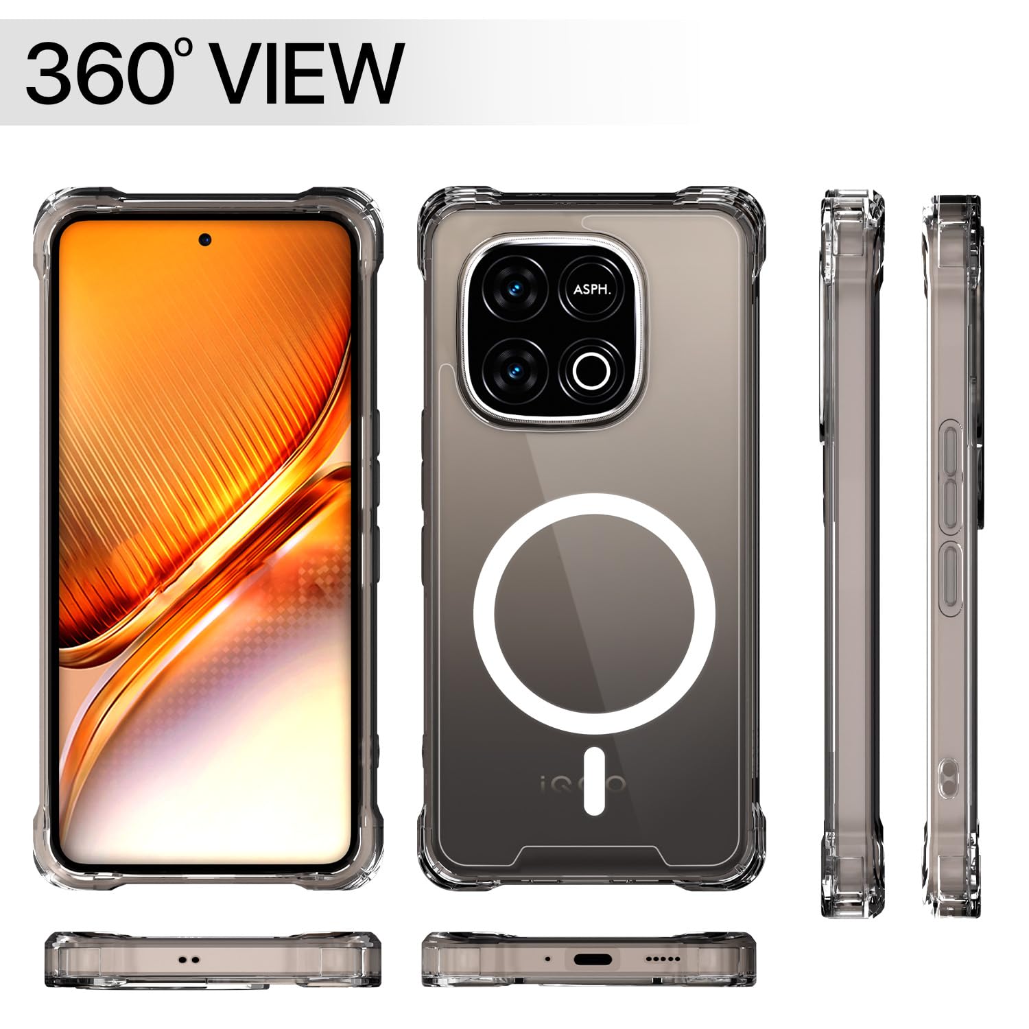 Transparent back cover for Vivo Y300 GT 5G – Pikkme – photo 7