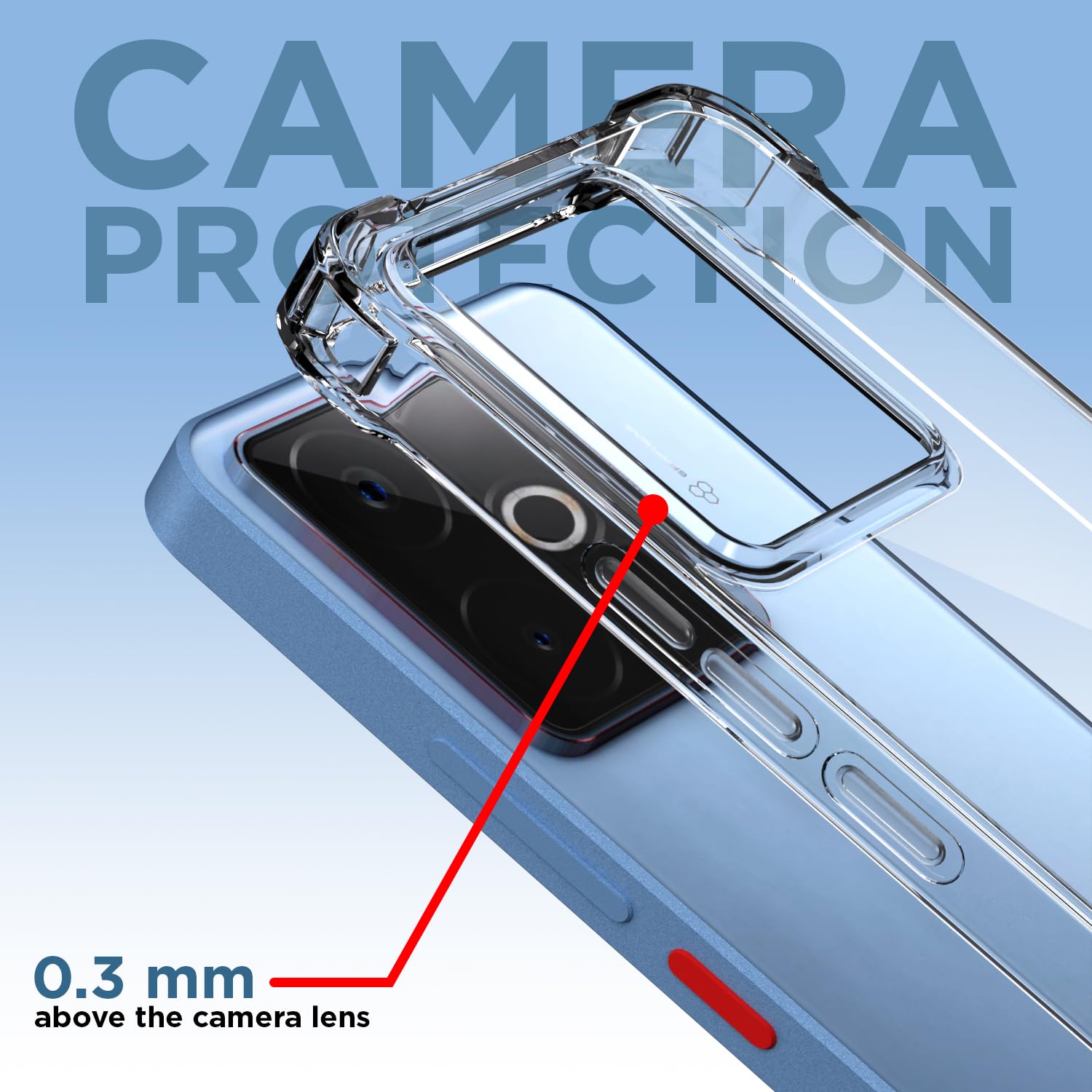 Pikkme Realme GT 7 5G / GT 7T 5G PC + TPU Crystal Clear Back Cover (Transparent)