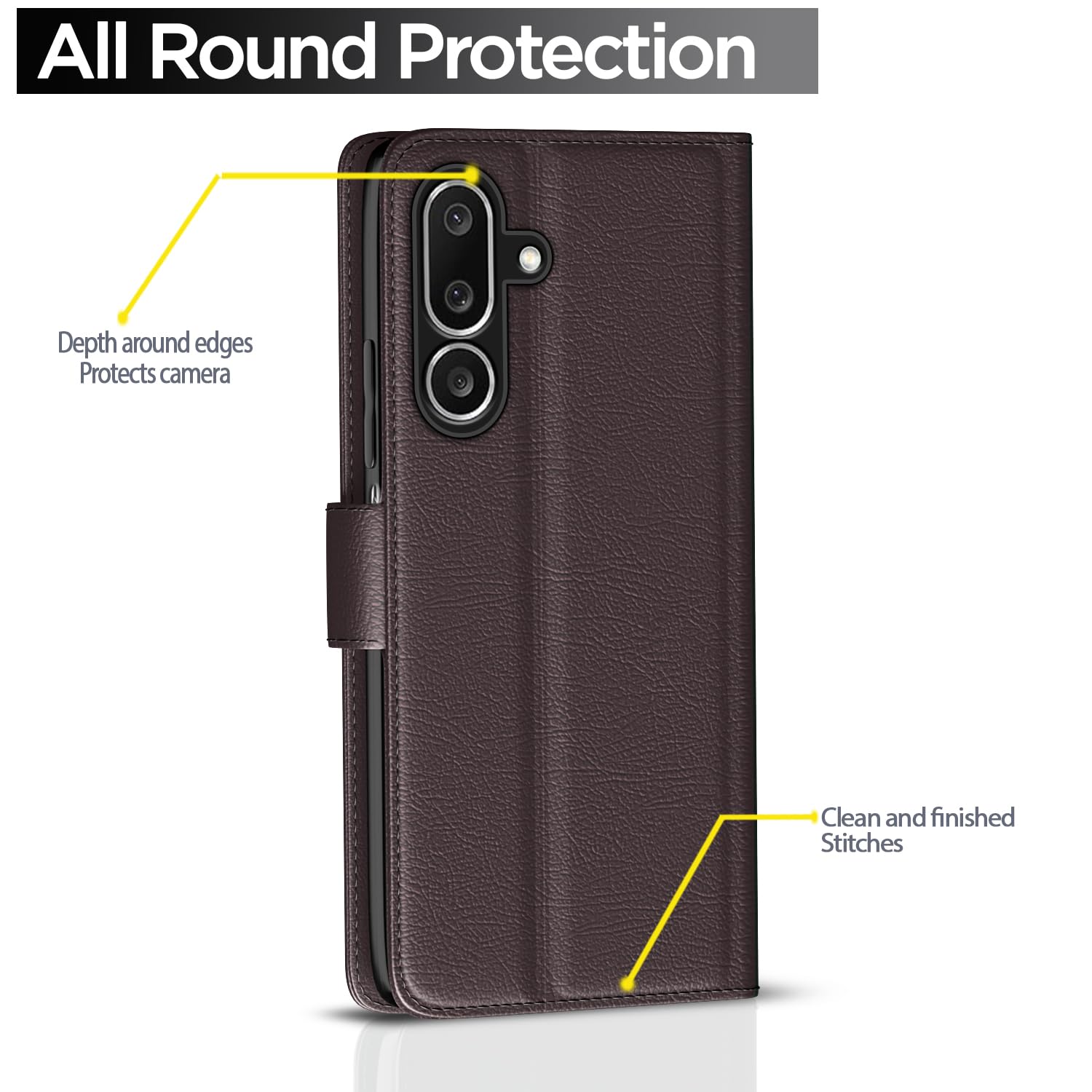 Pikkme coffee flip case for Samsung M36 5G – photo 4