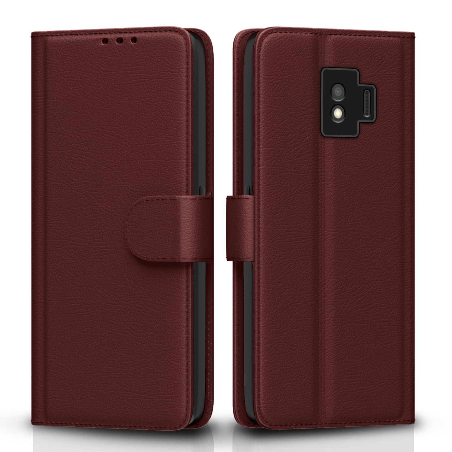 Pikkme brown Wallet wallet flip cover for Samsung J2 Core