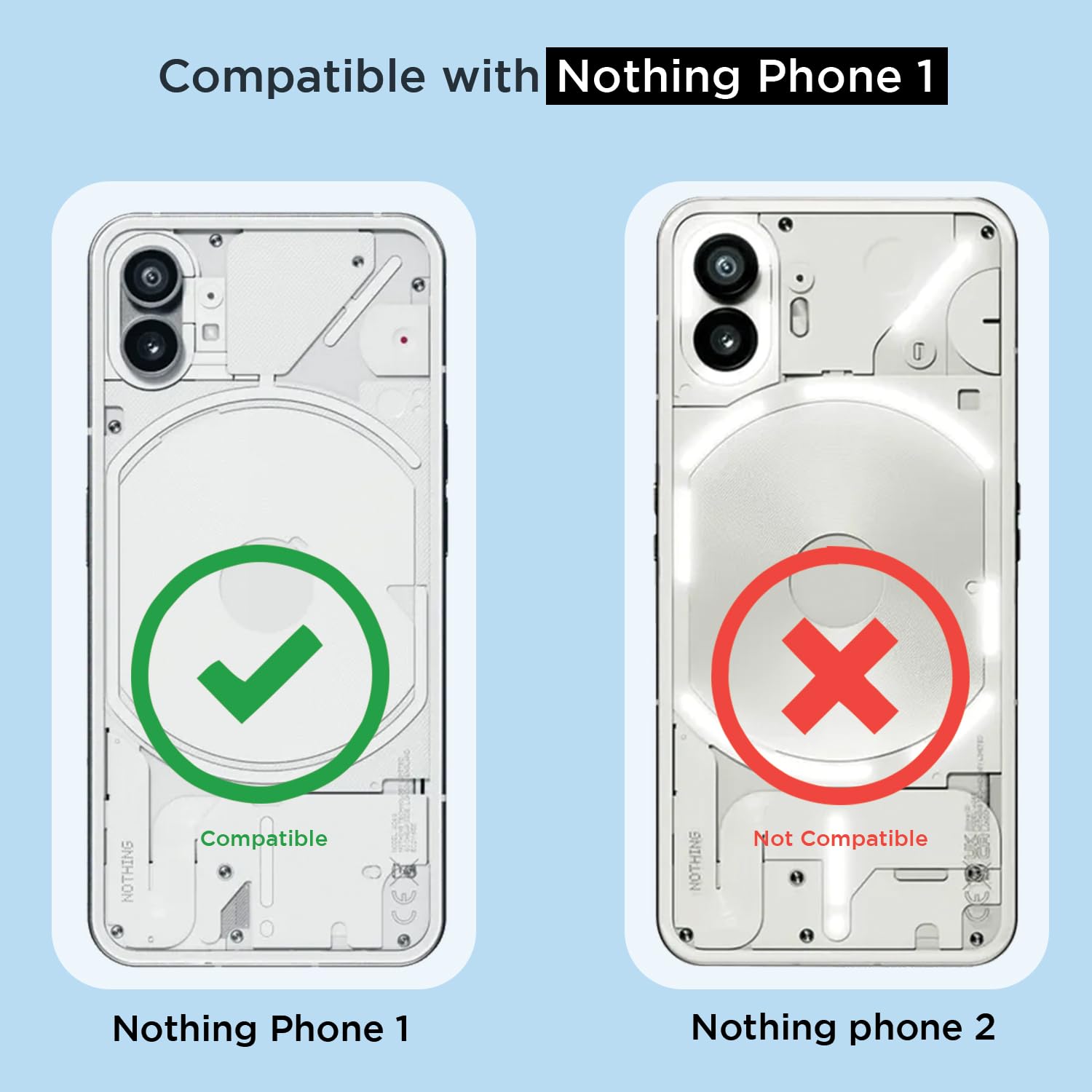 Transparent mag-safe MagSafe mobile cover for Nothing Phone 1 – Pikkme – photo 4