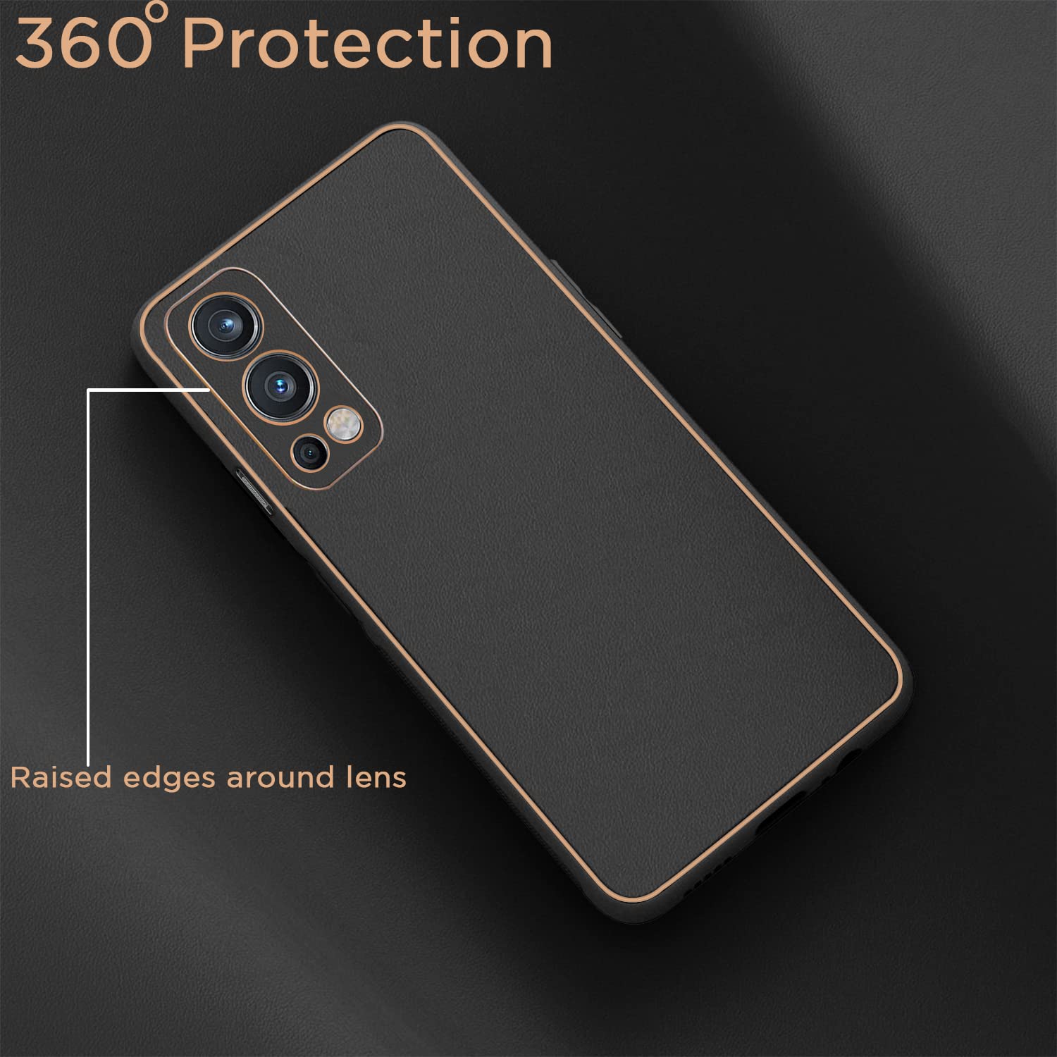 OnePlus Nord 2 5G Chrome back cover in black by Pikkme – photo 3