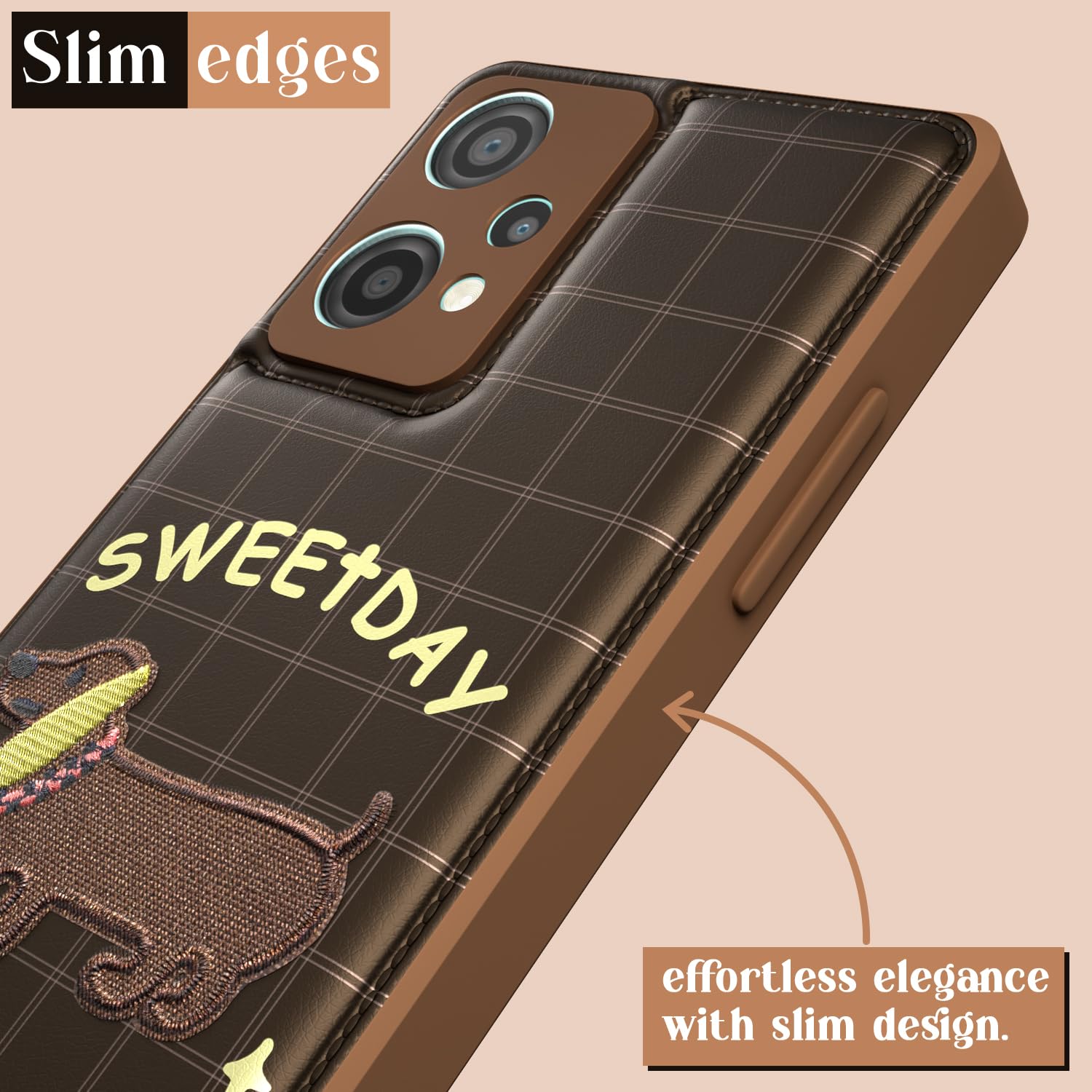 Pikkme OnePlus Nord Ce 2 Lite 5G Cute Girlish Dog Series Back Cover (Design1)