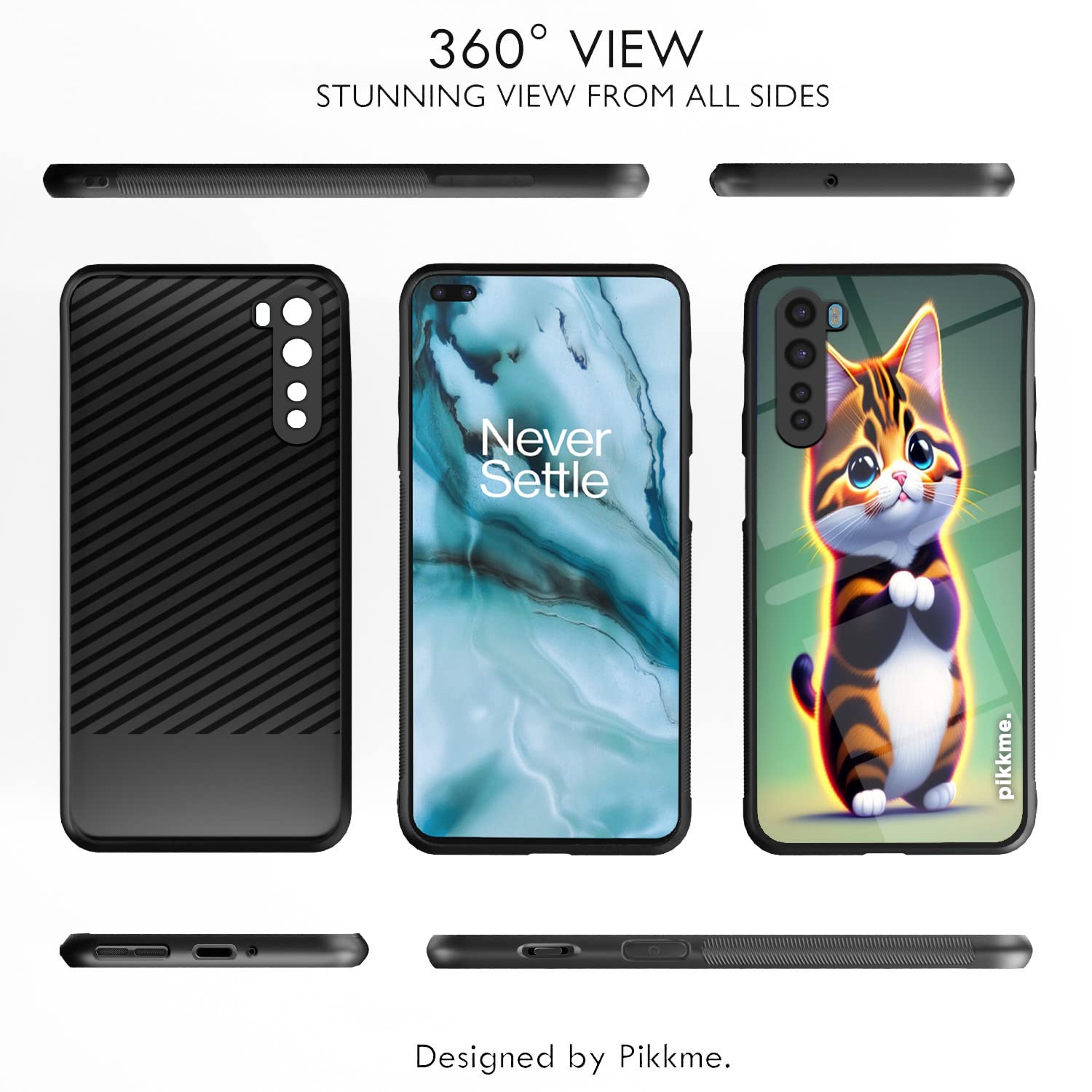 Pikkme Cat mobile cover for OnePlus Nord – photo 2