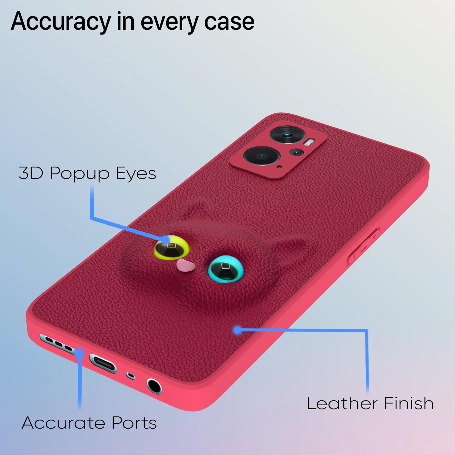 Pikkme Oppo K10 5G Kitty Back Cover (Pink)