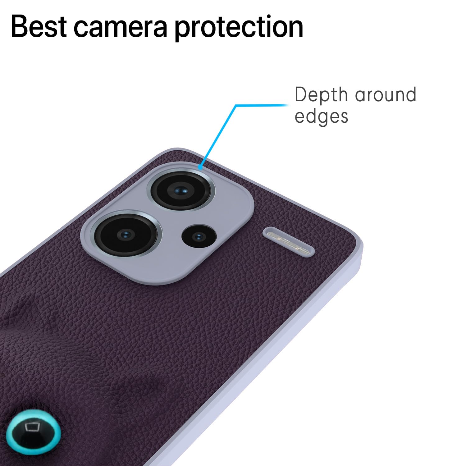 Pikkme Redmi Note 13 Pro Plus 5G Kitty Back Cover (Purple)