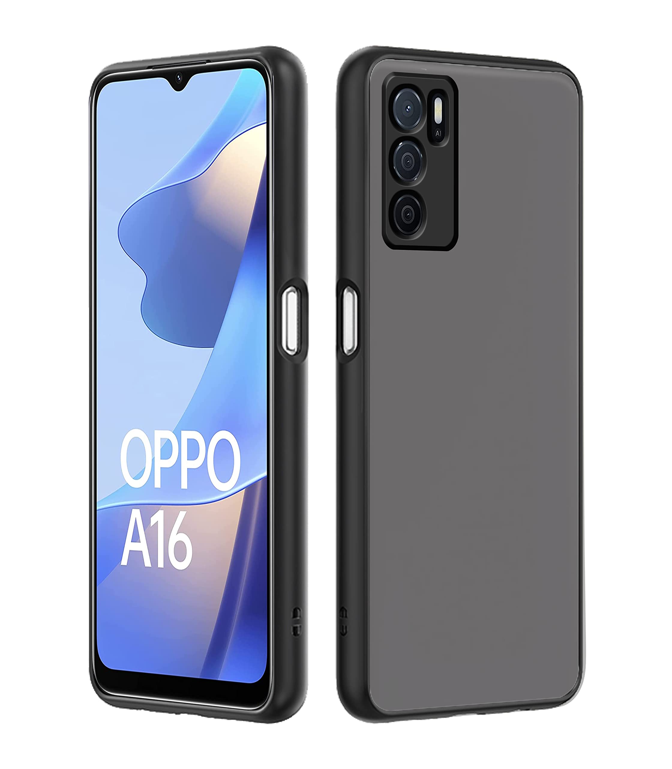 Pikkme Oppo A16 black back cover
