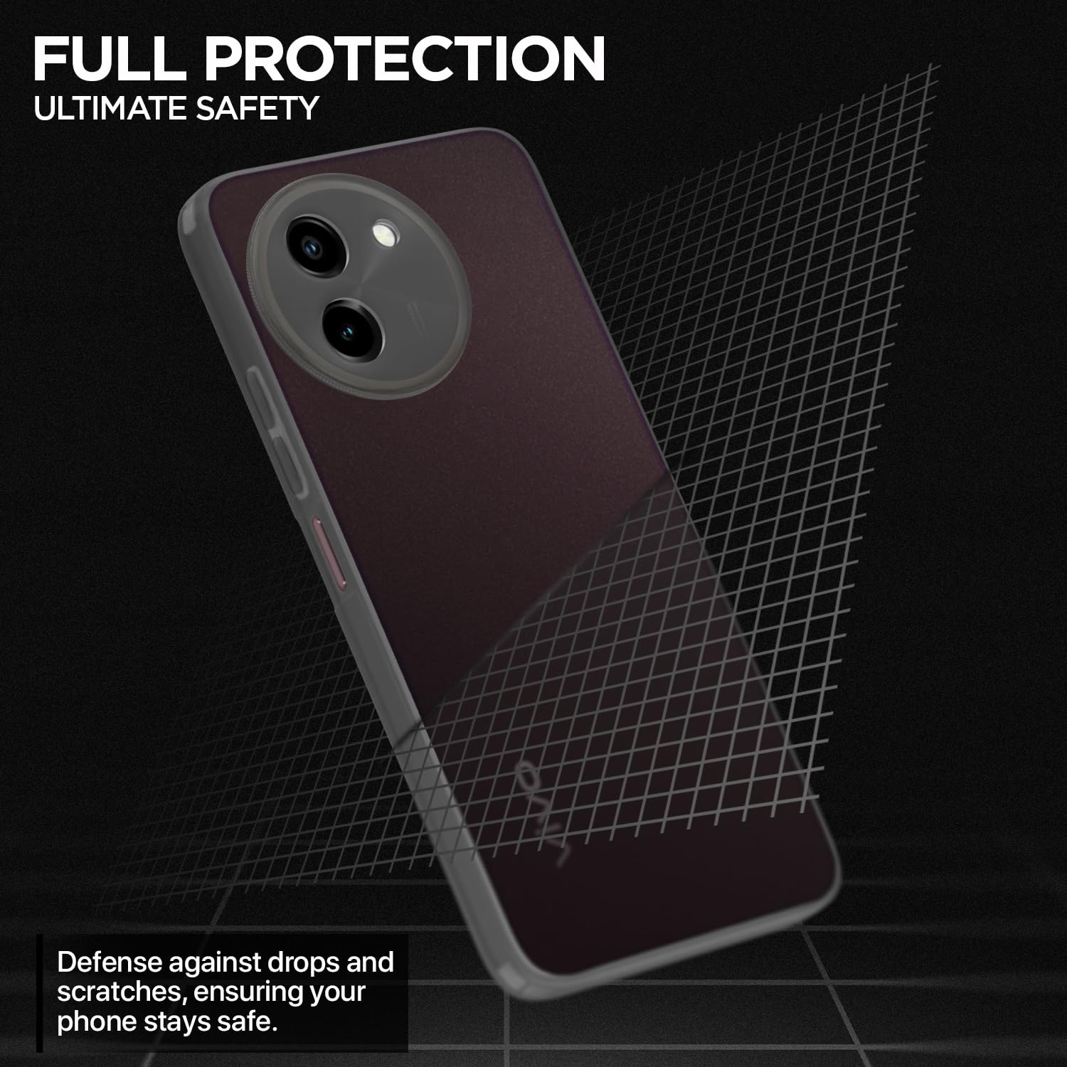 Vivo T3x/Y200i 5G back cover in black by Pikkme – photo 2