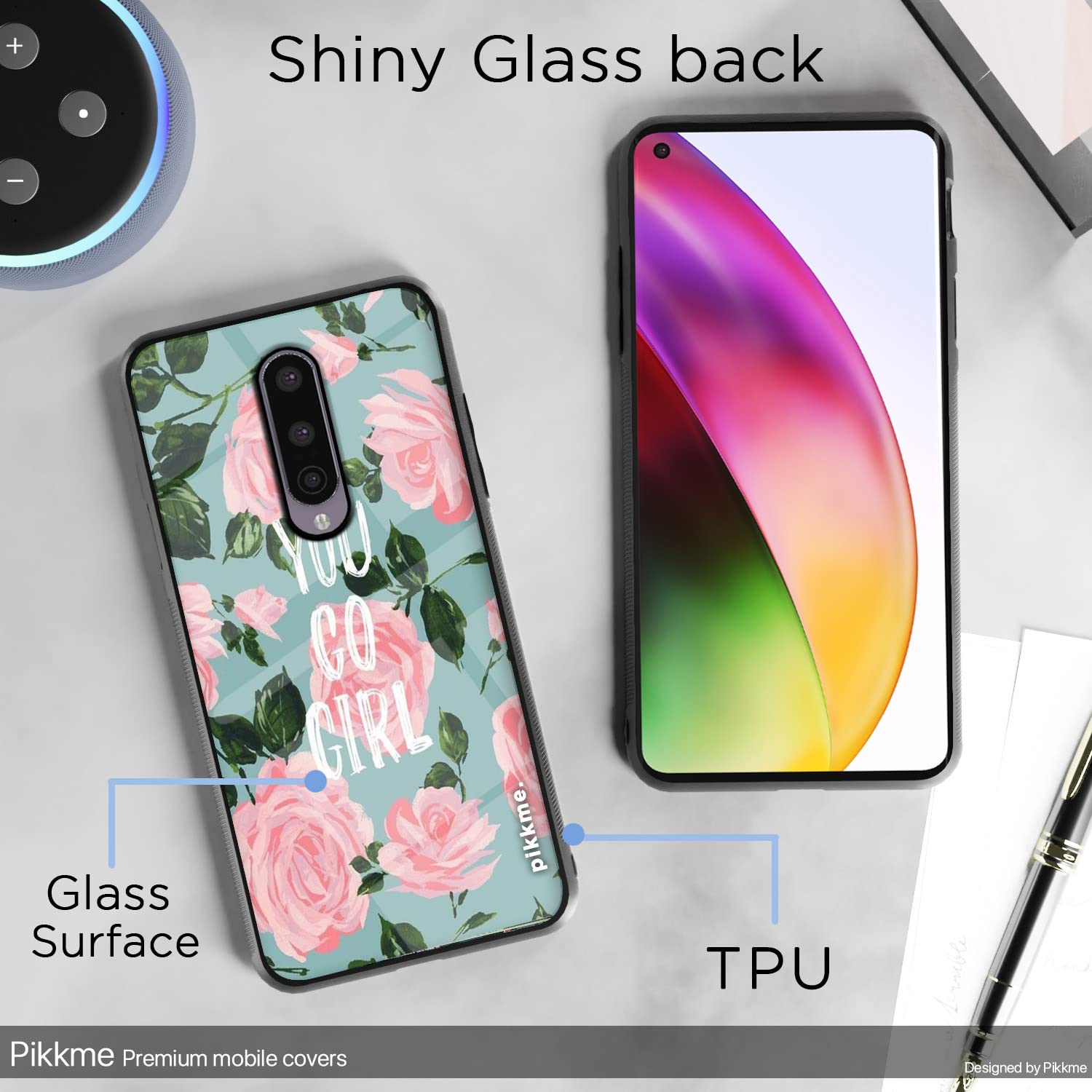 Pikkme OnePlus 8 Flower mobile cover – photo 3