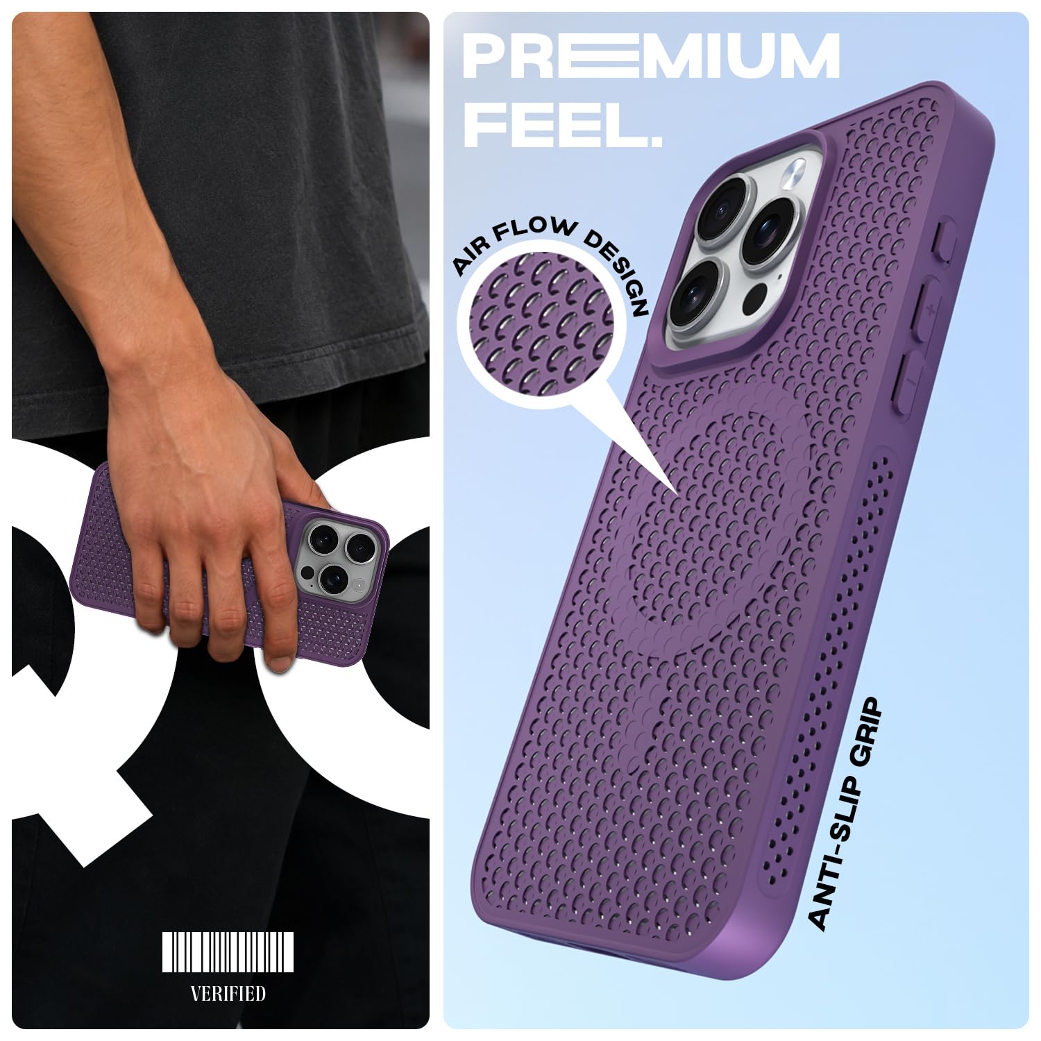 Purple mobile cover for iPhone 15 Pro Max – Pikkme – photo 2