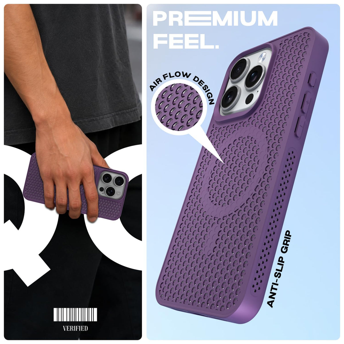 Purple mobile cover for iPhone 15 Pro Max – Pikkme – photo 2