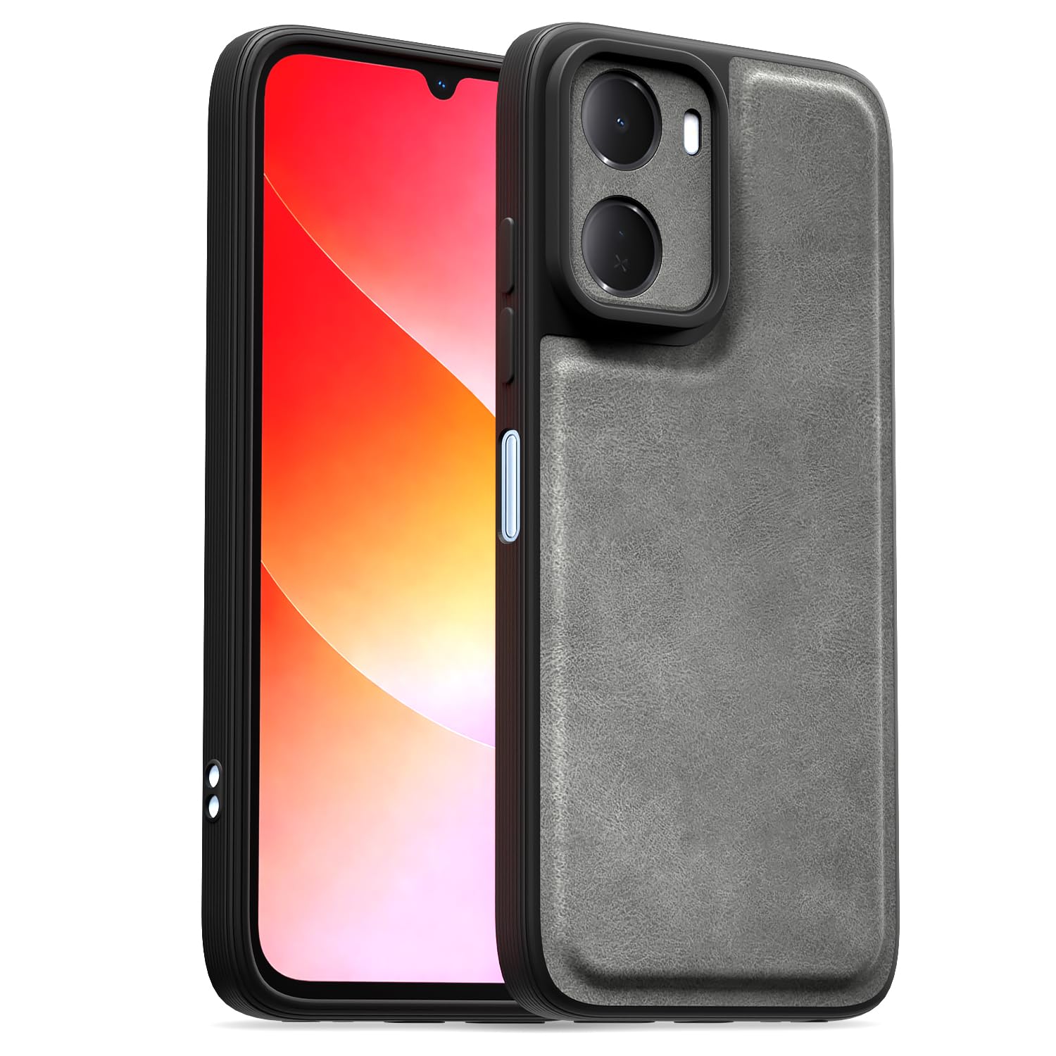 Grey mobile back cover for Redmi 15A 5G – Pikkme