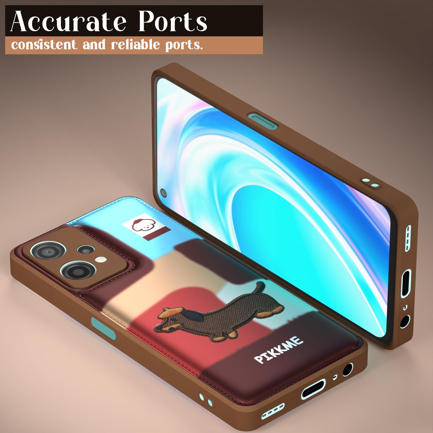Pikkme OnePlus Nord Ce 2 Lite 5G Cute Girlish Dog Series Back Cover (Design3)