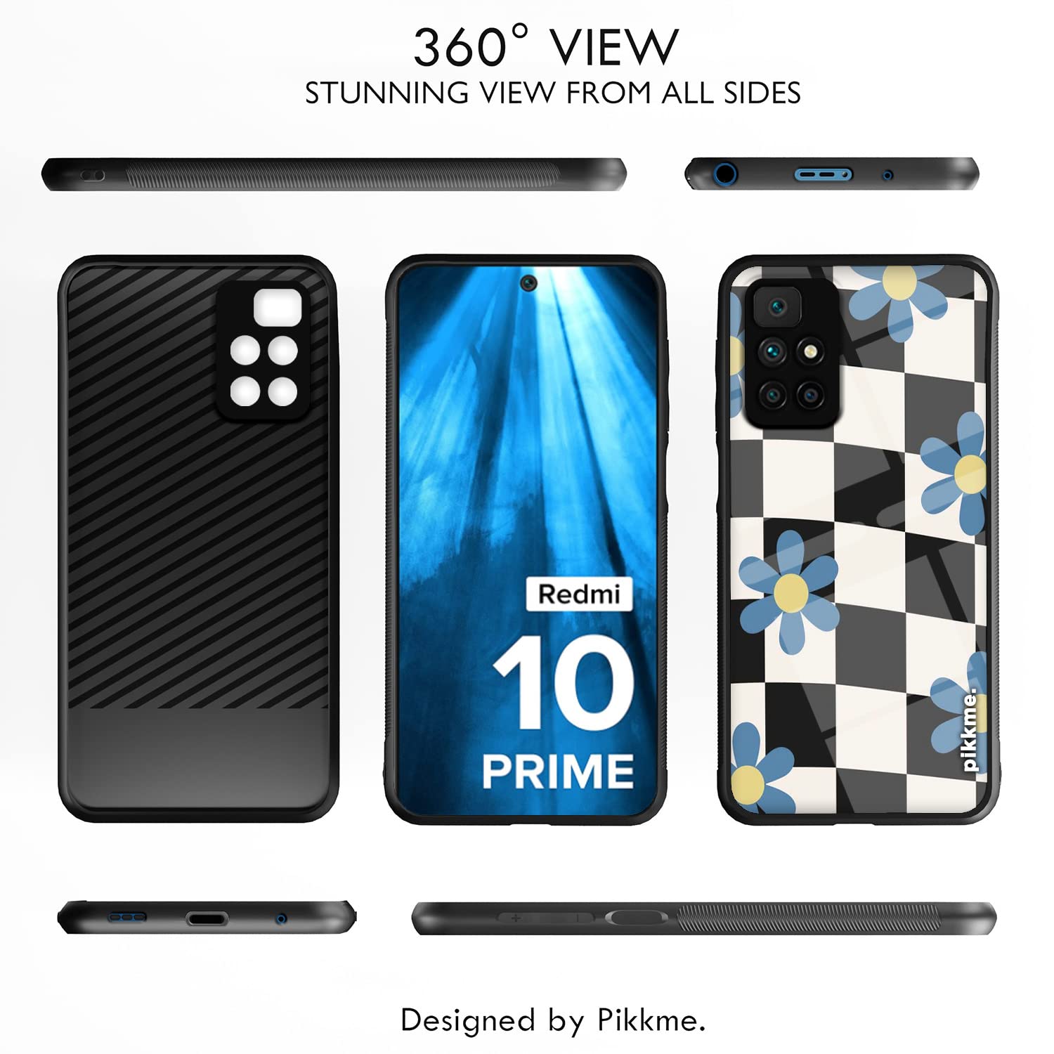 Pikkme Flower mobile back cover for Redmi 10 Prime – photo 2