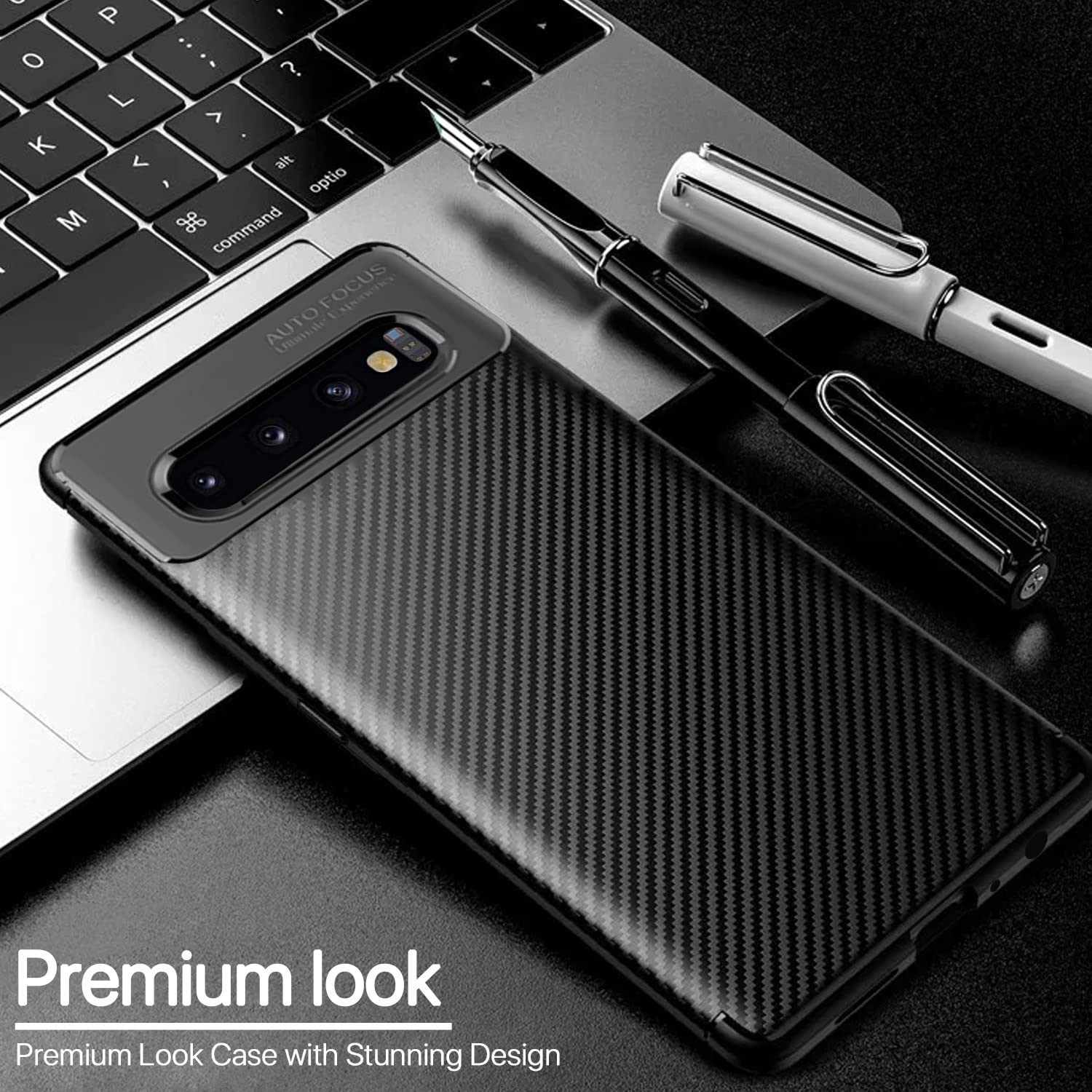 Pikkme Samsung S10 Plus Carbon black mobile back cover – photo 3