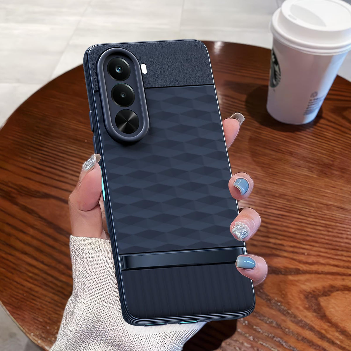 Pikkme Realme P4x 5G blue mobile back cover – photo 7