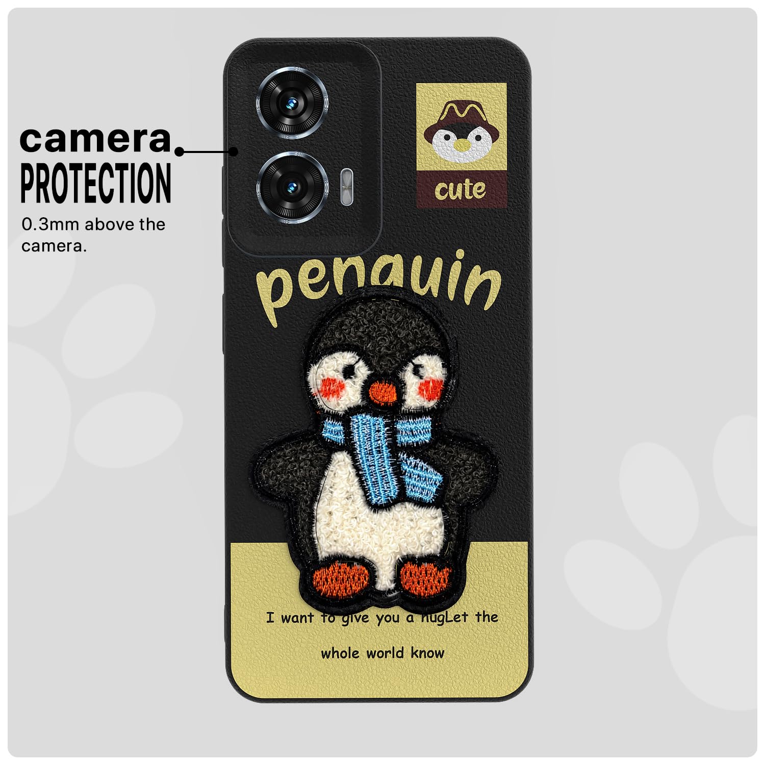 Pikkme black phone cover for Moto Edge 50 Fusion/G96 5G – photo 6