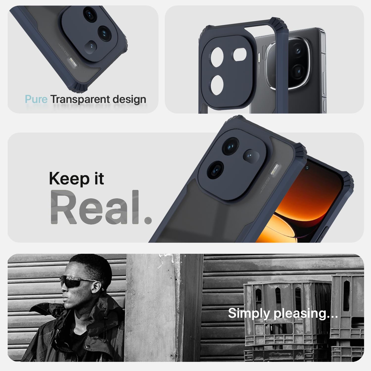 iQOO 12 5G mobile cover in blue by Pikkme – photo 4