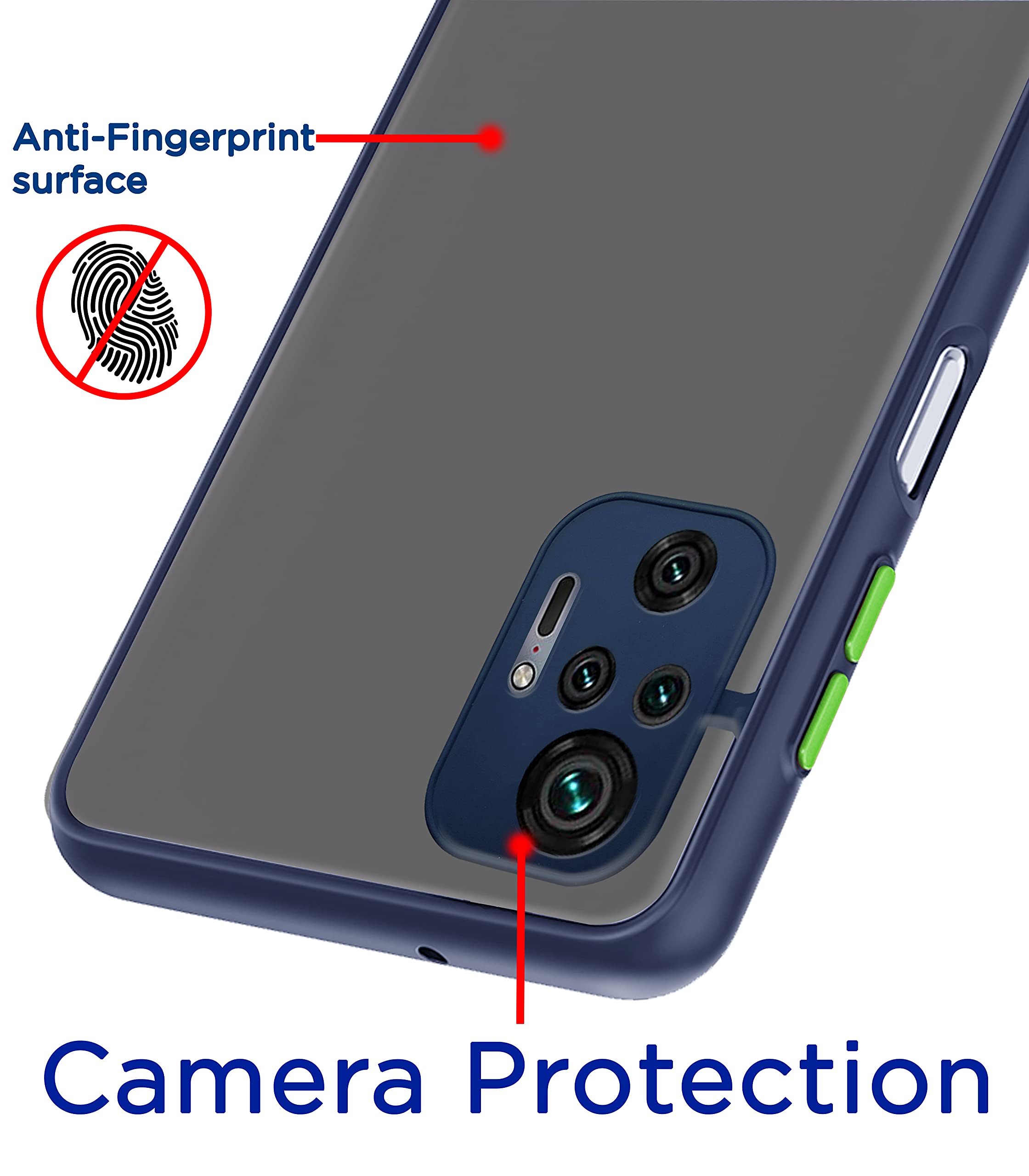 Pikkme blue mobile cover for Redmi Note 10 Pro/Note 10 Pro Max – photo 2