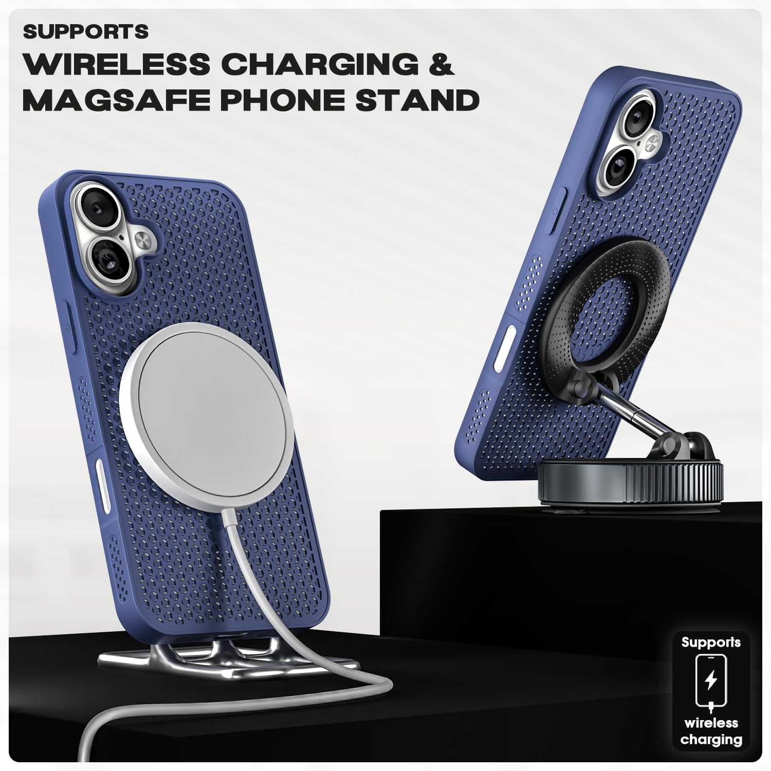 iPhone 17 MagSafe phone cover in blue by Pikkme – photo 5