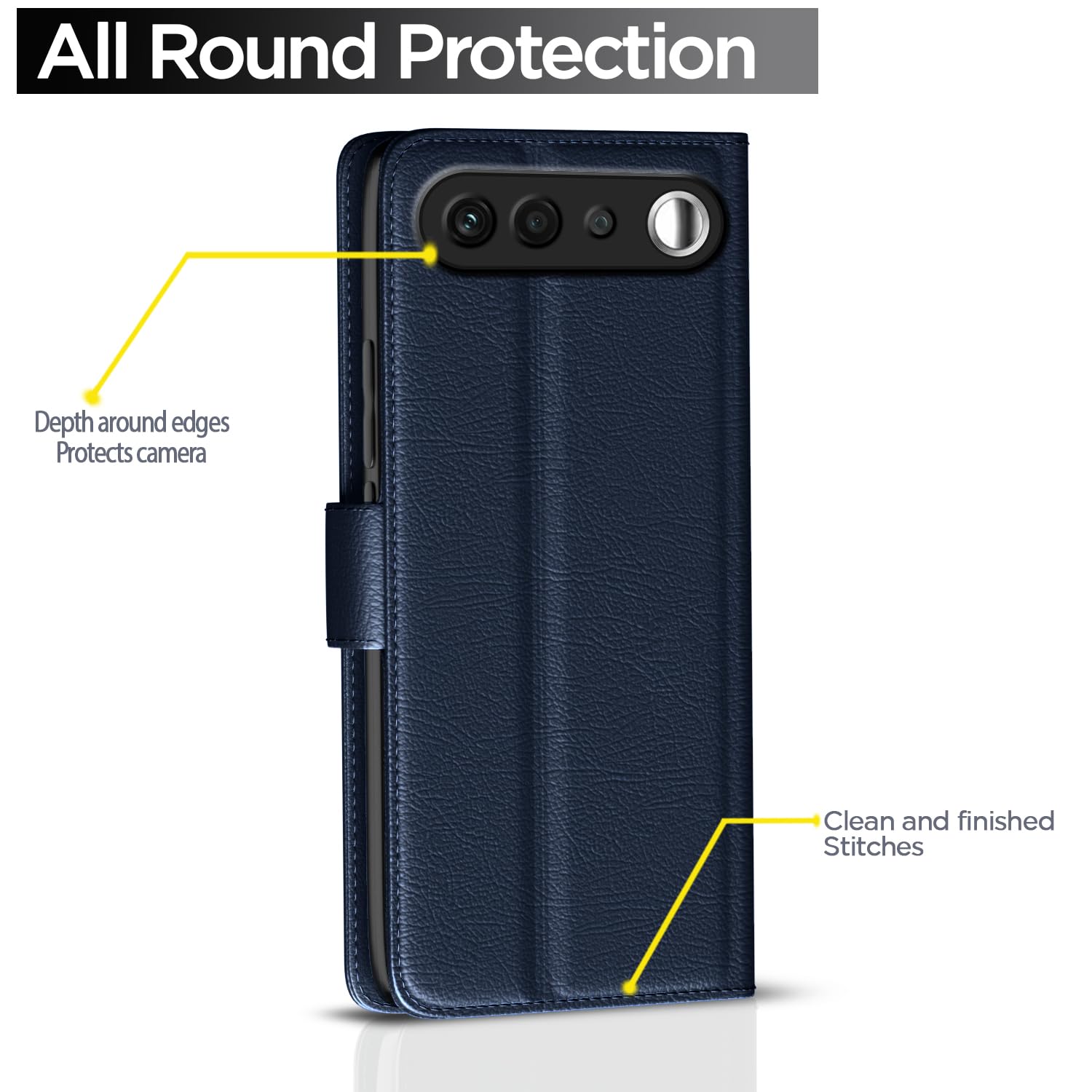 Pikkme Realme 16 5G Wallet blue mobile flip cover – photo 4