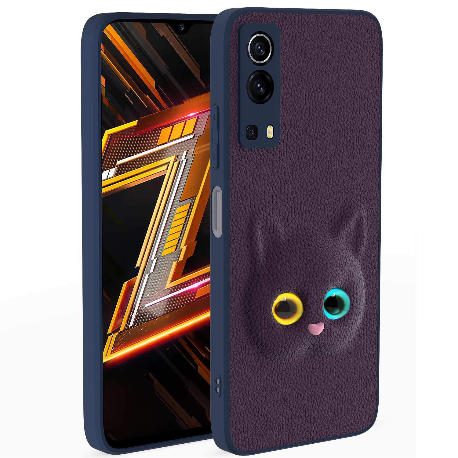 Pikkme dark purple phone cover for iQOO Z3 5G