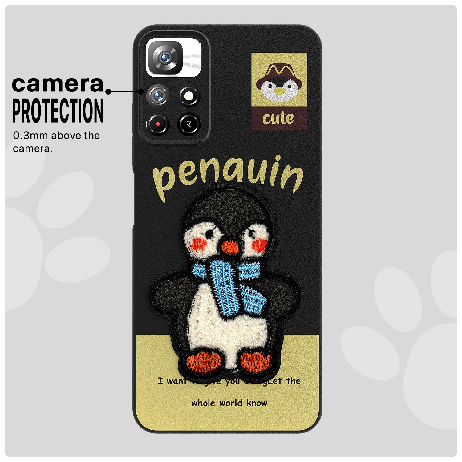 Pikkme Redmi Note 11T/Poco M4 Pro 5G black mobile cover – photo 6