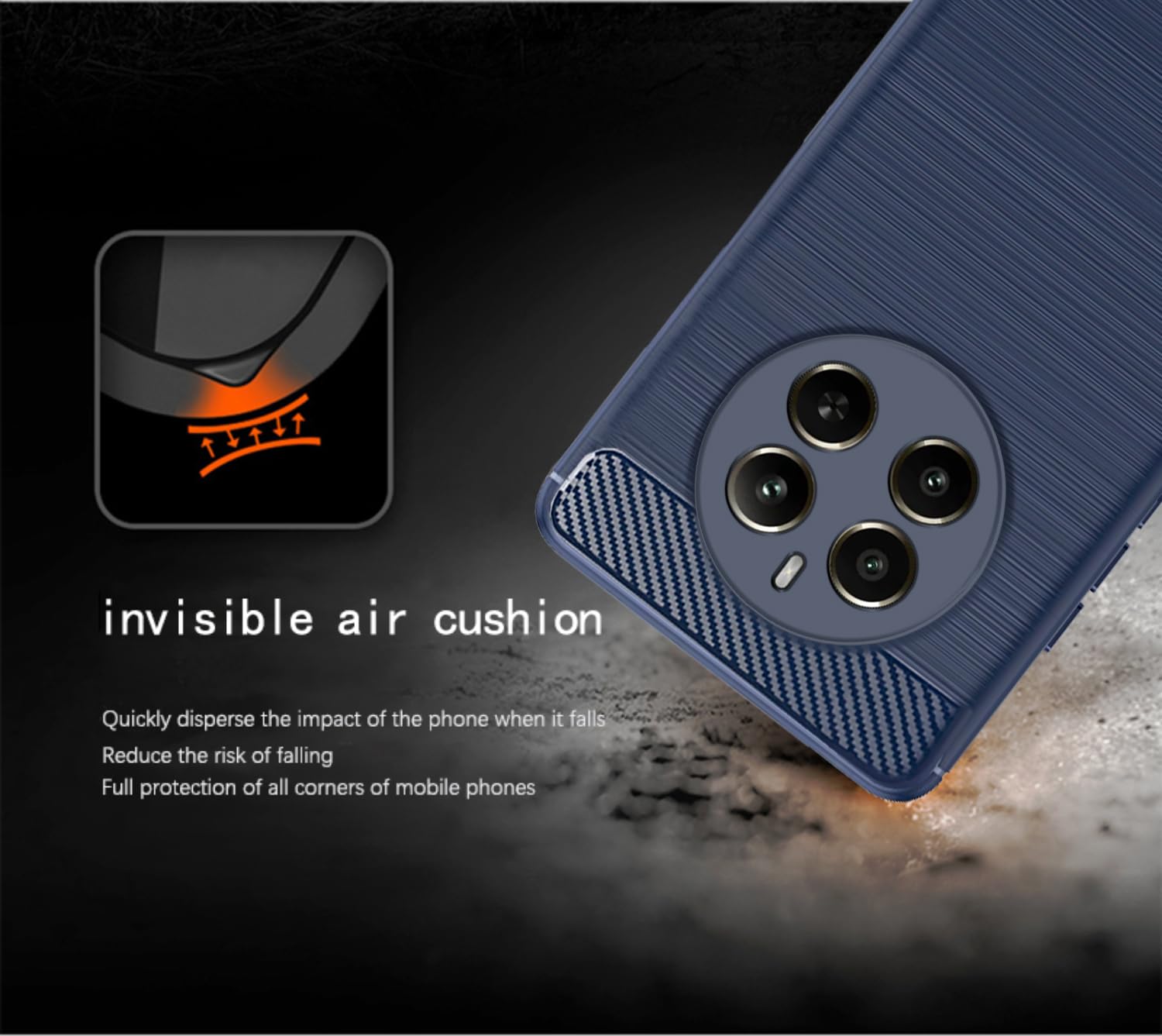 Blue Hybrid back cover for Realme 12 Plus/P1/Narzo 70/70 Pro 5G – Pikkme – photo 3