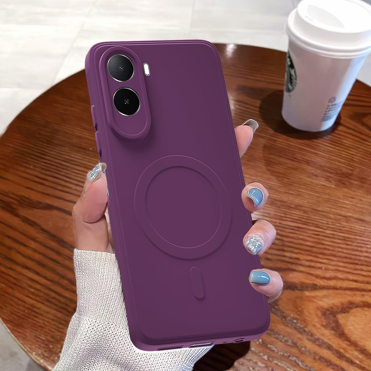 Pikkme Redmi A7 Pro/Poco C85x 5G MagSafe purple phone cover – photo 7