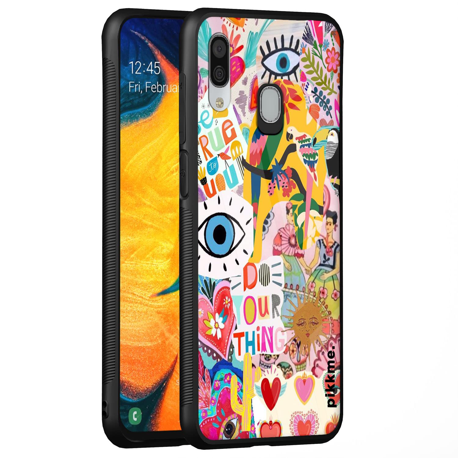 Pikkme Flower back cover for Samsung A20/A30/M10s