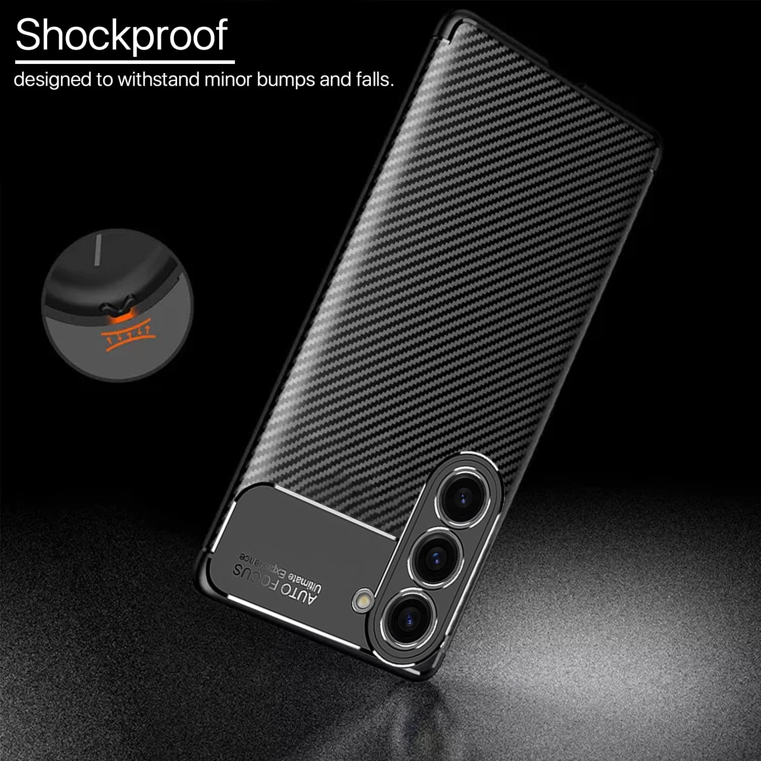 Samsung S23 5G phone cover in black by Pikkme – photo 4