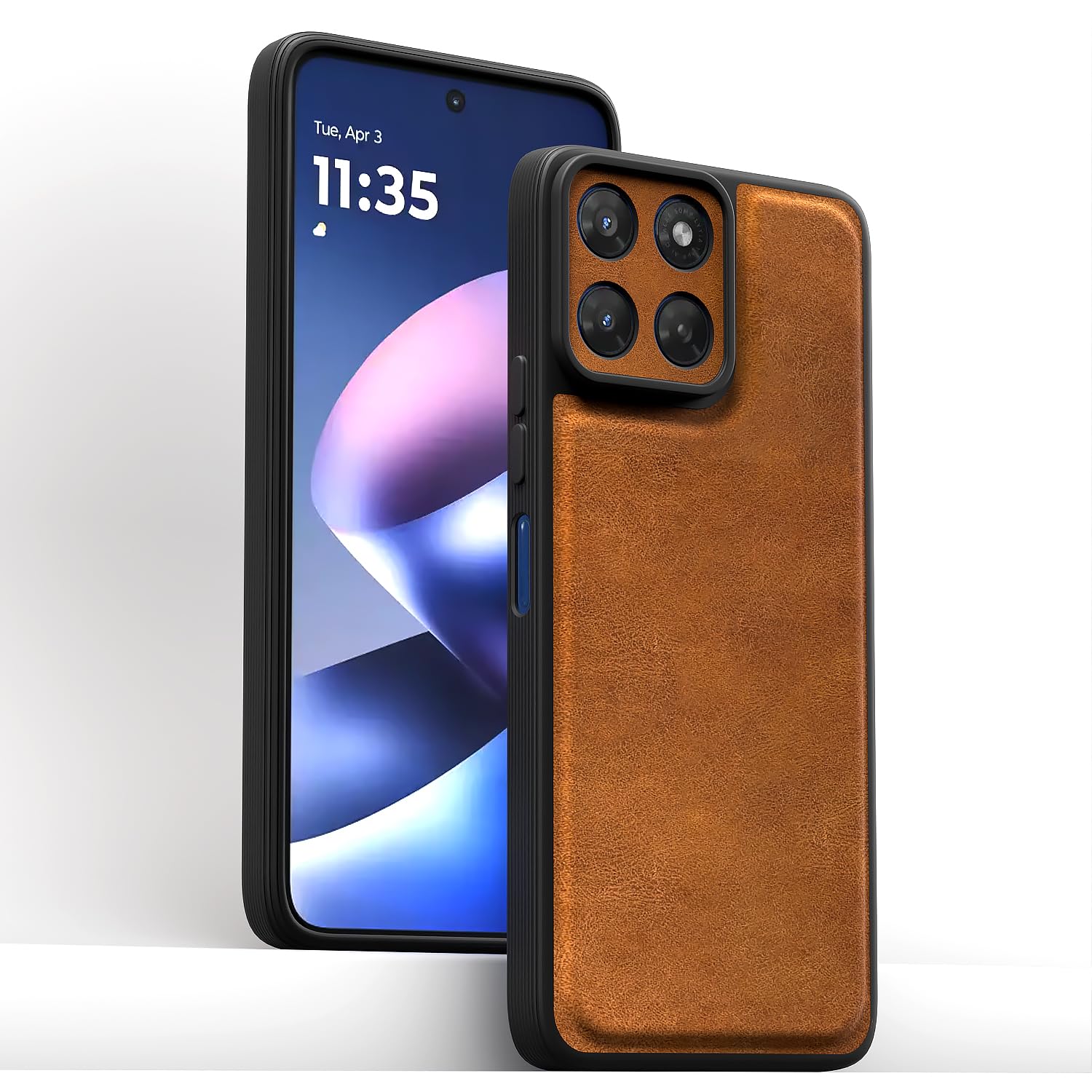 Moto G37 5G back cover in brown by Pikkme – photo 2