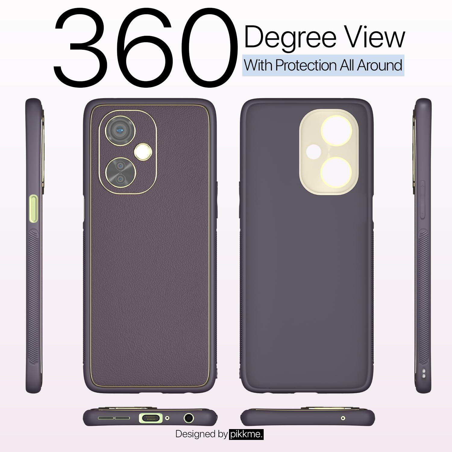 Pikkme purple back cover for OnePlus Nord CE 3 Lite 5G – photo 4